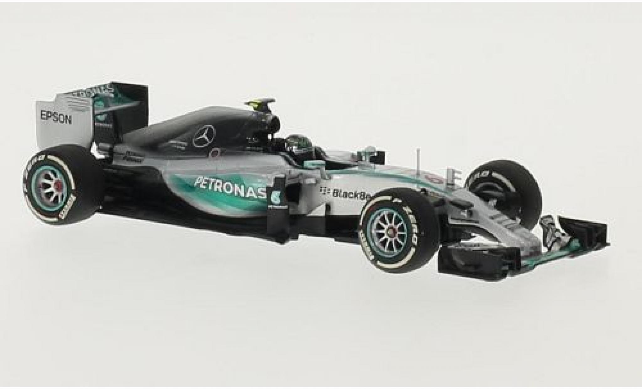 Mercedes F1 1/43 Minichamps W06 Hybrid No.6 AMG Petronas Formula One Team Petronas Formel 1 -Saison 2015 N.Rosberg modelauto