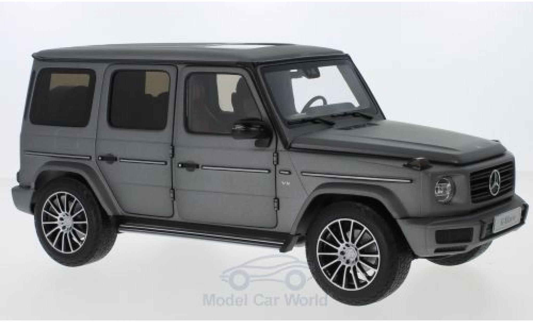 Mercedes Classe G 1/18 Minichamps (W463) matt-grijs 2018 modelauto