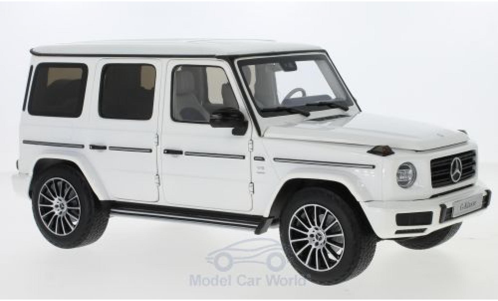 Mercedes Classe G 1/18 Minichamps (W463) wit 2019 40 Jahre modelauto