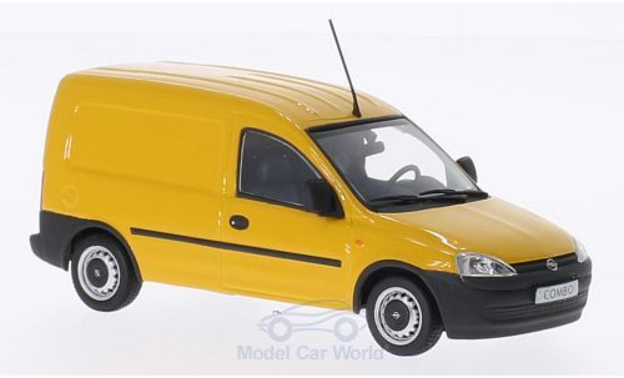 Opel Combo 1/43 Minichamps geel 2012 modelauto