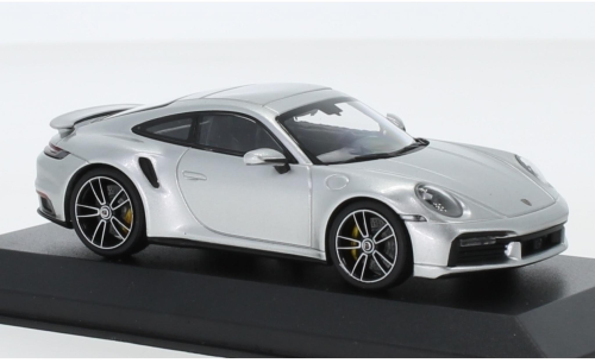 Porsche 992 Turbo s 1/43 Minichamps 911 () Turbo S grijs 2020 modelauto