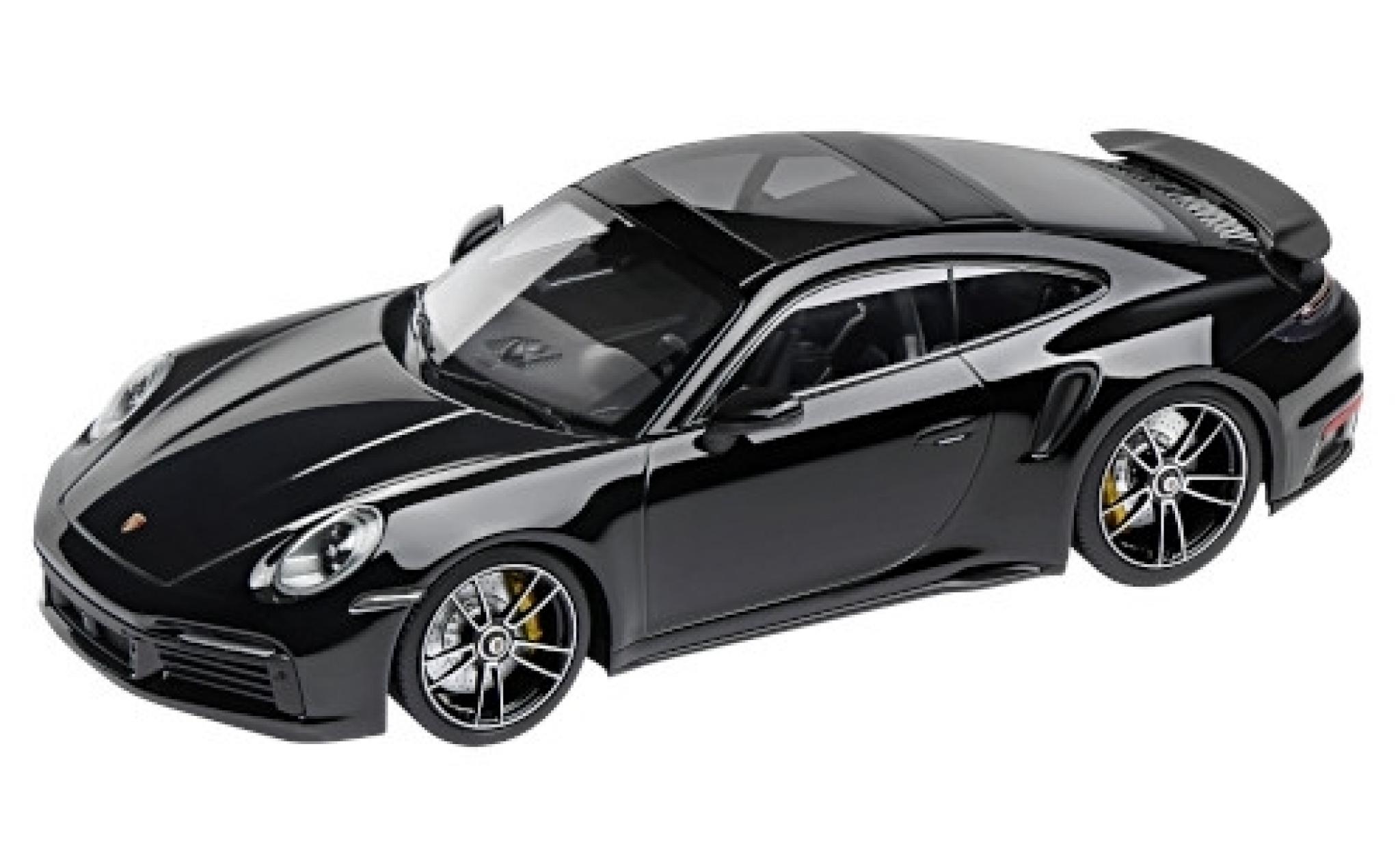 Porsche 992 Turbo s 1/18 Minichamps 911 Turbo S () zwart 2020 modelauto