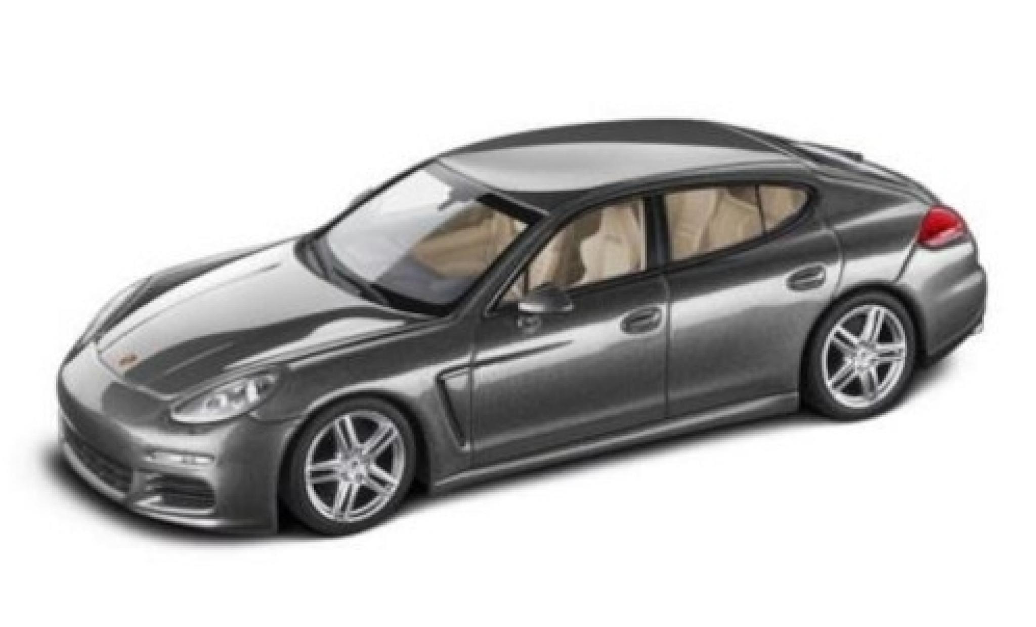 Porsche Panamera 1/43 Minichamps Diesel metallic grijs 2016 modelauto
