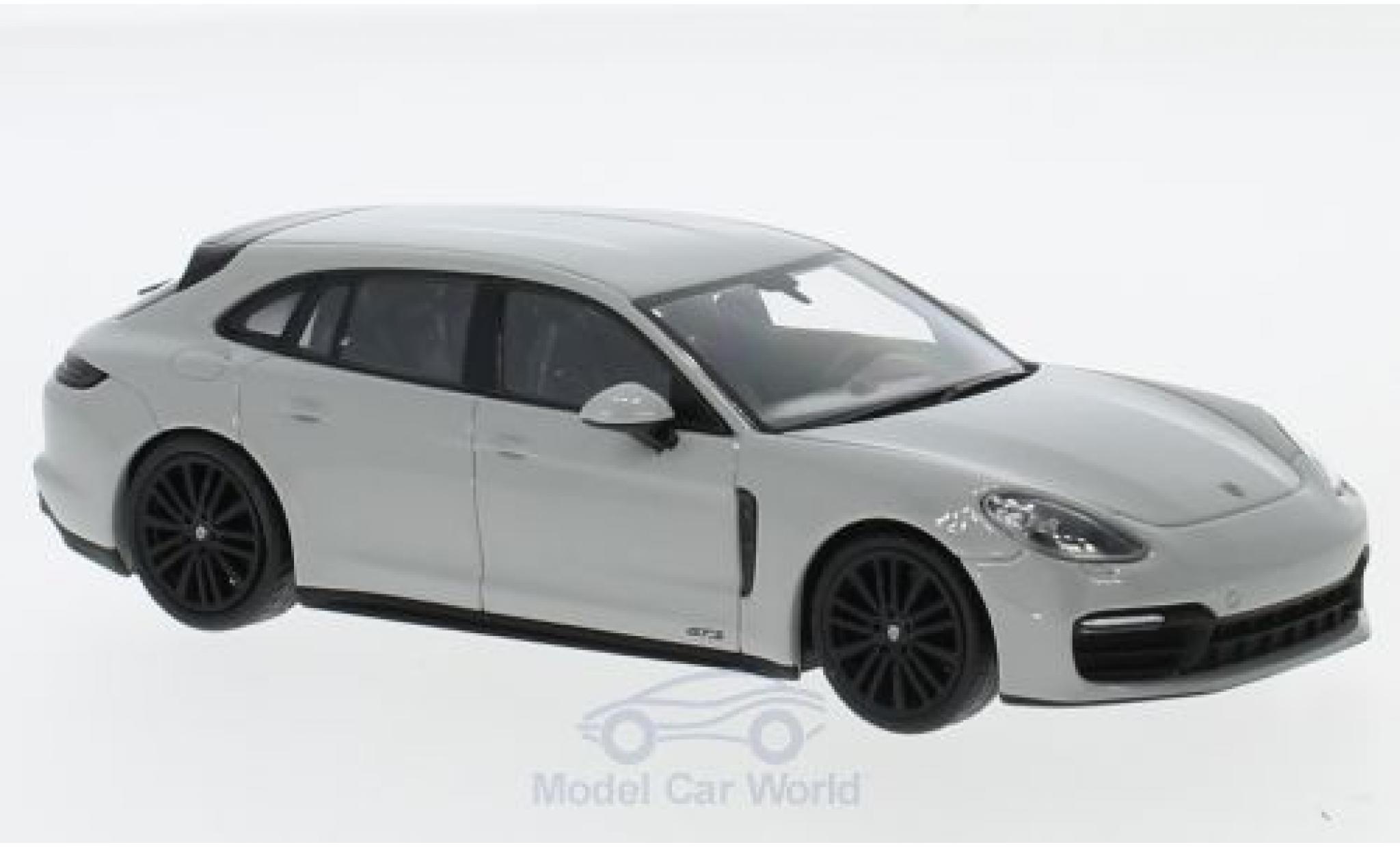 Porsche Panamera Sport Turismo 1/43 Minichamps Sport Turismo GTS grijs 2018 modelauto