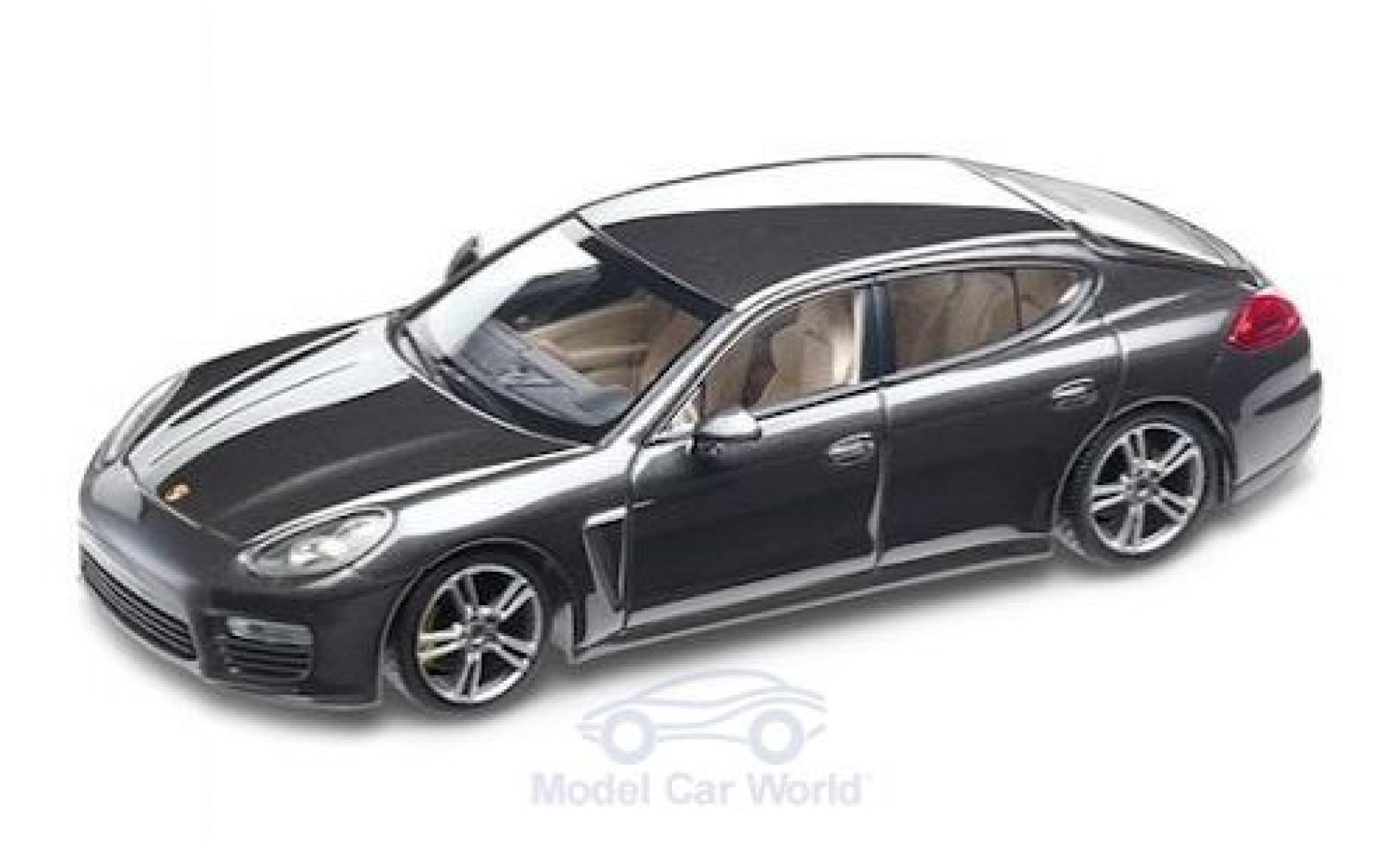 Porsche Panamera Turbo S 1/43 Minichamps Turbo S metallic grijs modelauto