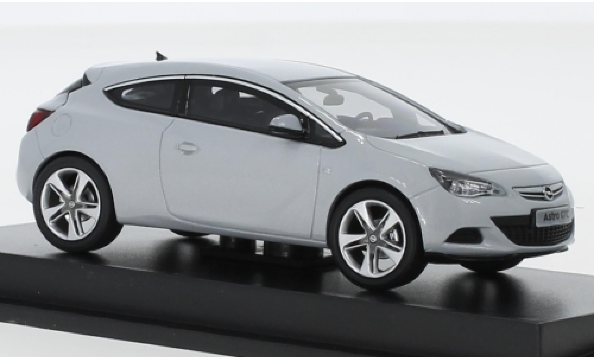 Opel Astra 1/43 Motorart J GTC metallic grijs 2012 modelauto