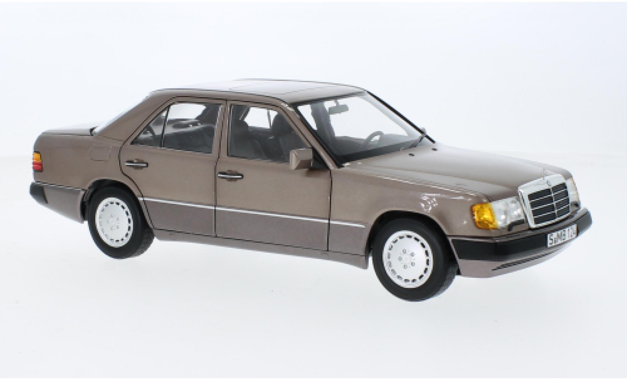 Mercedes 230 1/18 I Norev E (W124) metallic beige 1989 modelauto
