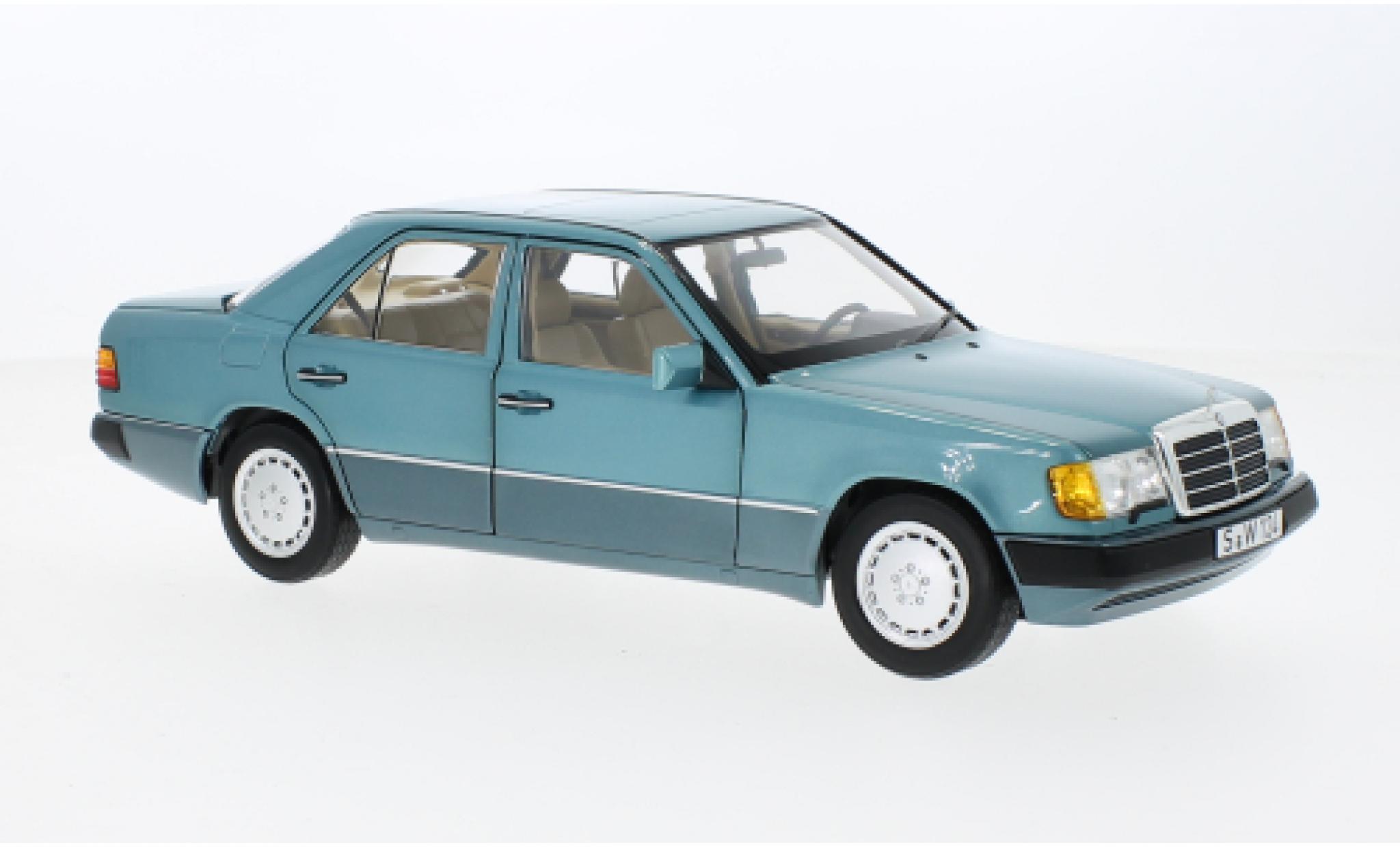 Mercedes 230 1/18 I Norev E (W124) metallic turquoise 1989 modelauto