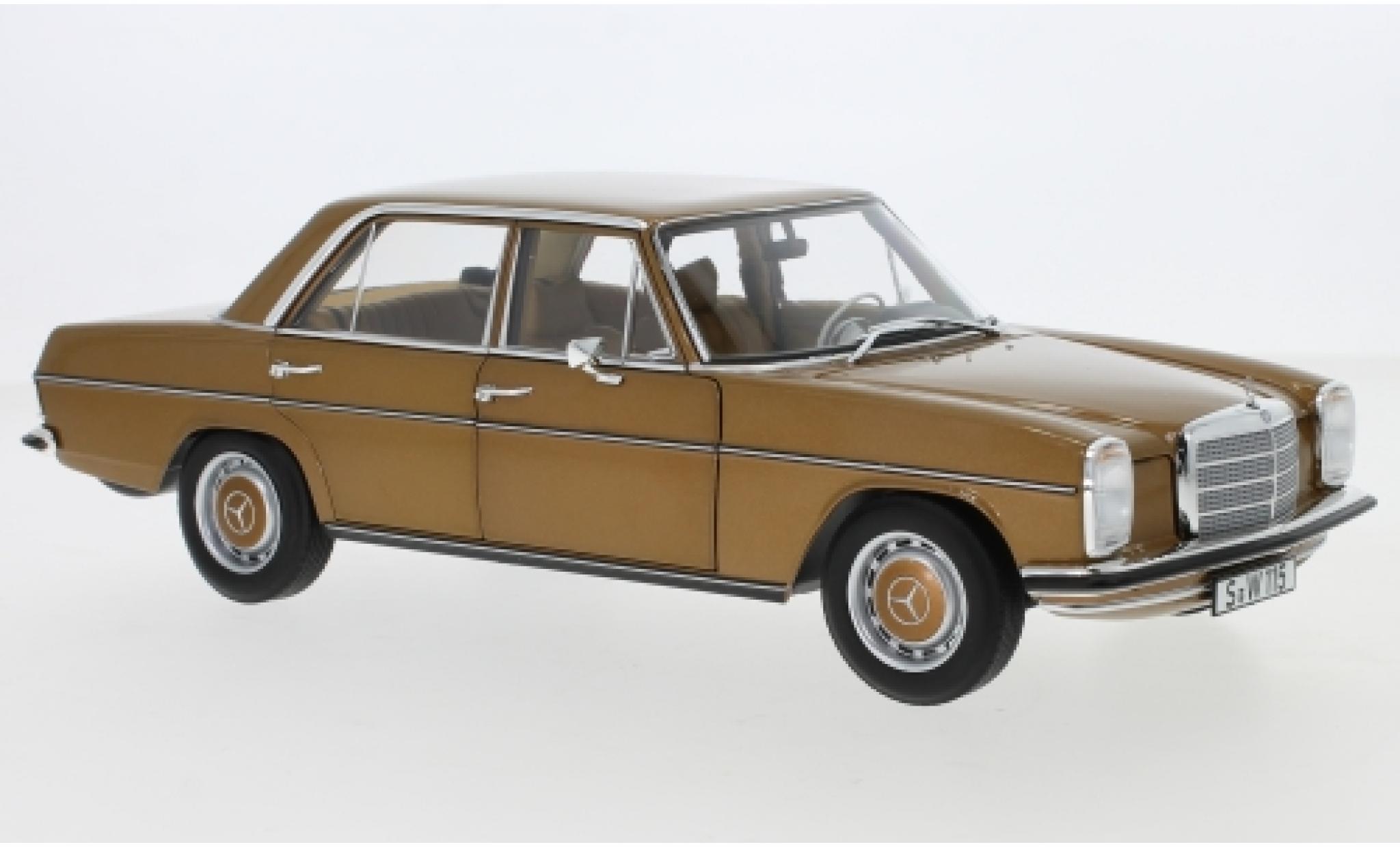 Mercedes 200 1/18 Norev /8 (W115) metallic bruin 1968 modelauto