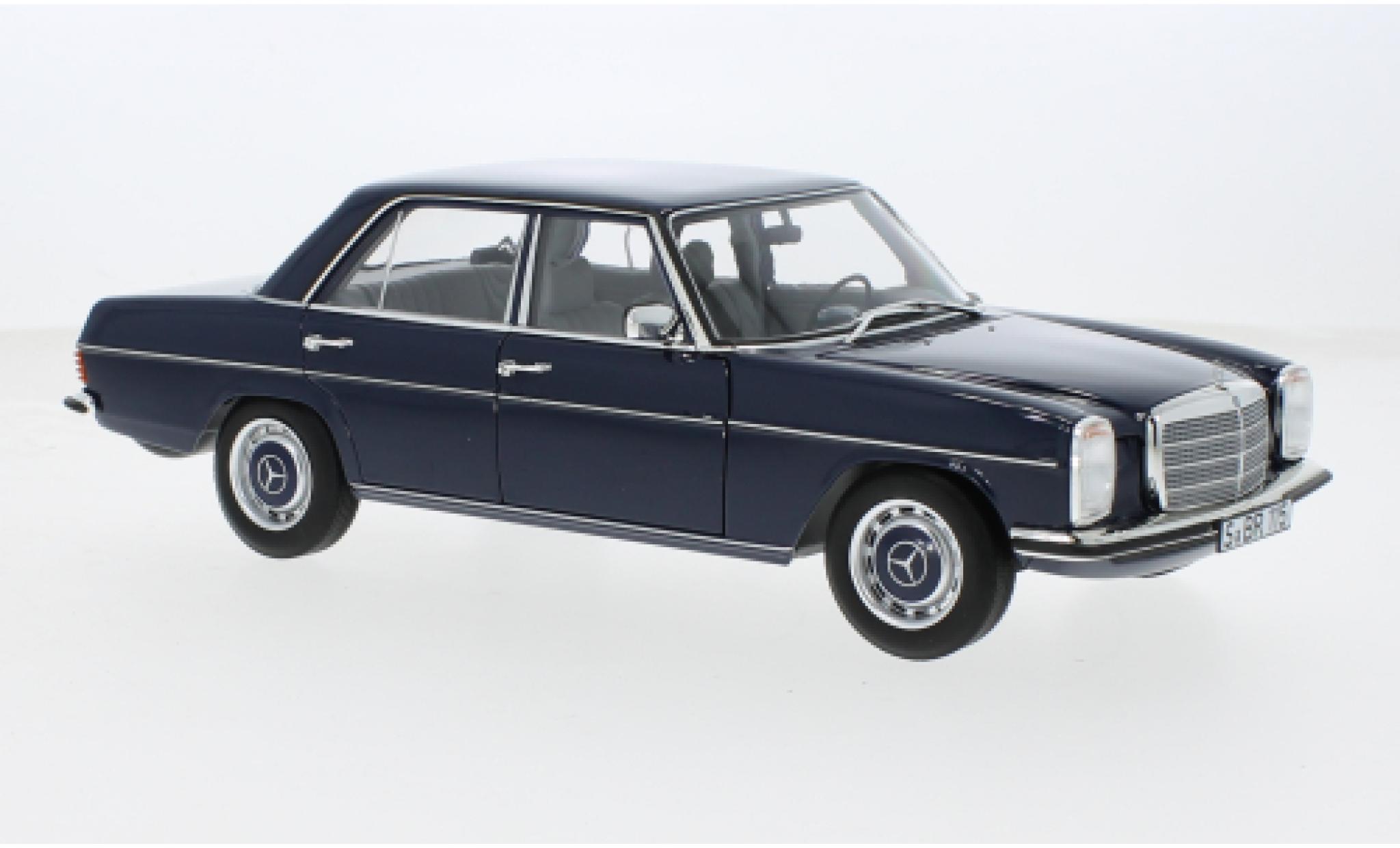 Mercedes 200 1/18 I Norev (W114) blauw 1:18 modelauto