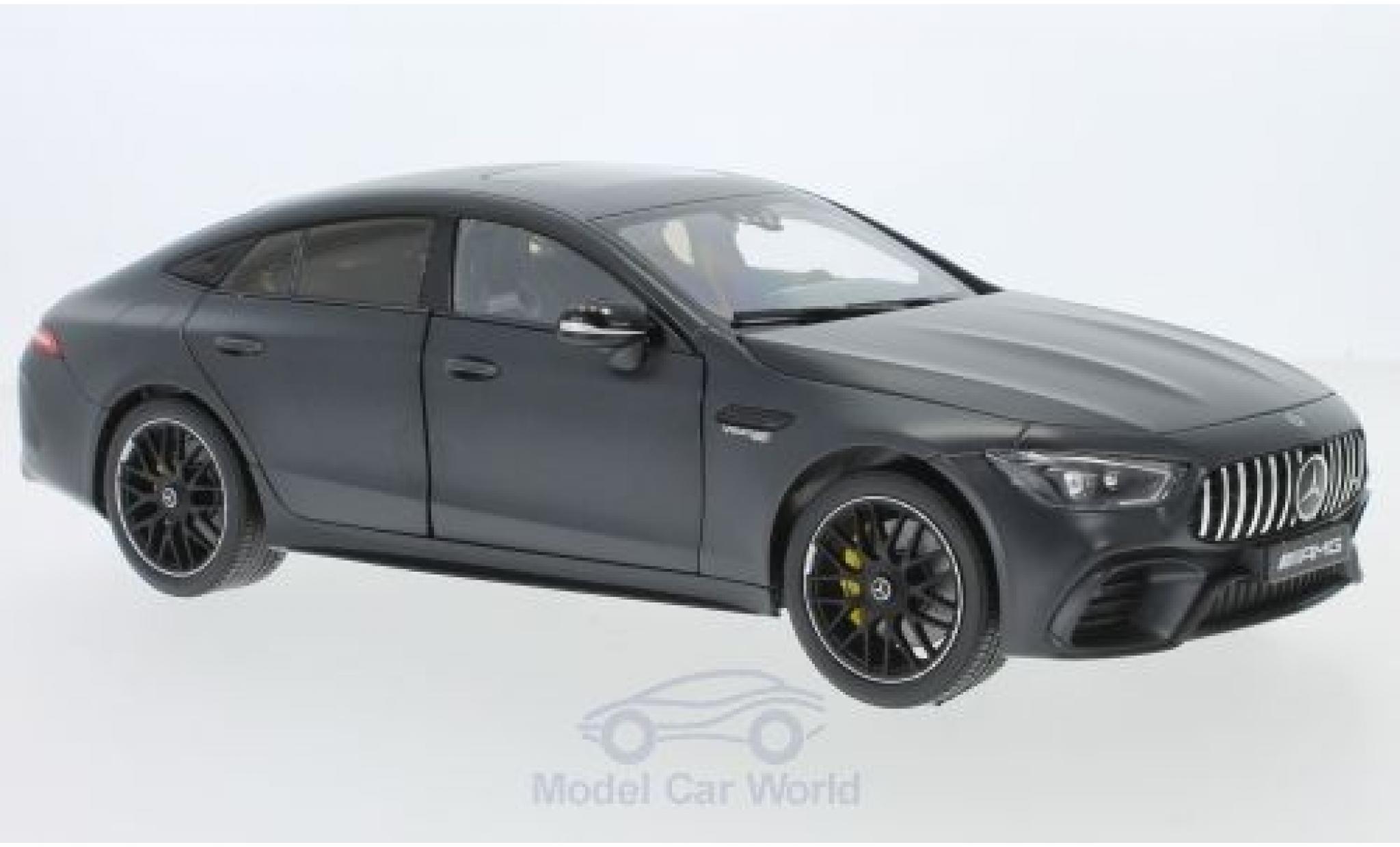Mercedes AMG GT 1/18 Norev 63 S 4Matic+ (X290) matt-grijs 2018 modelauto