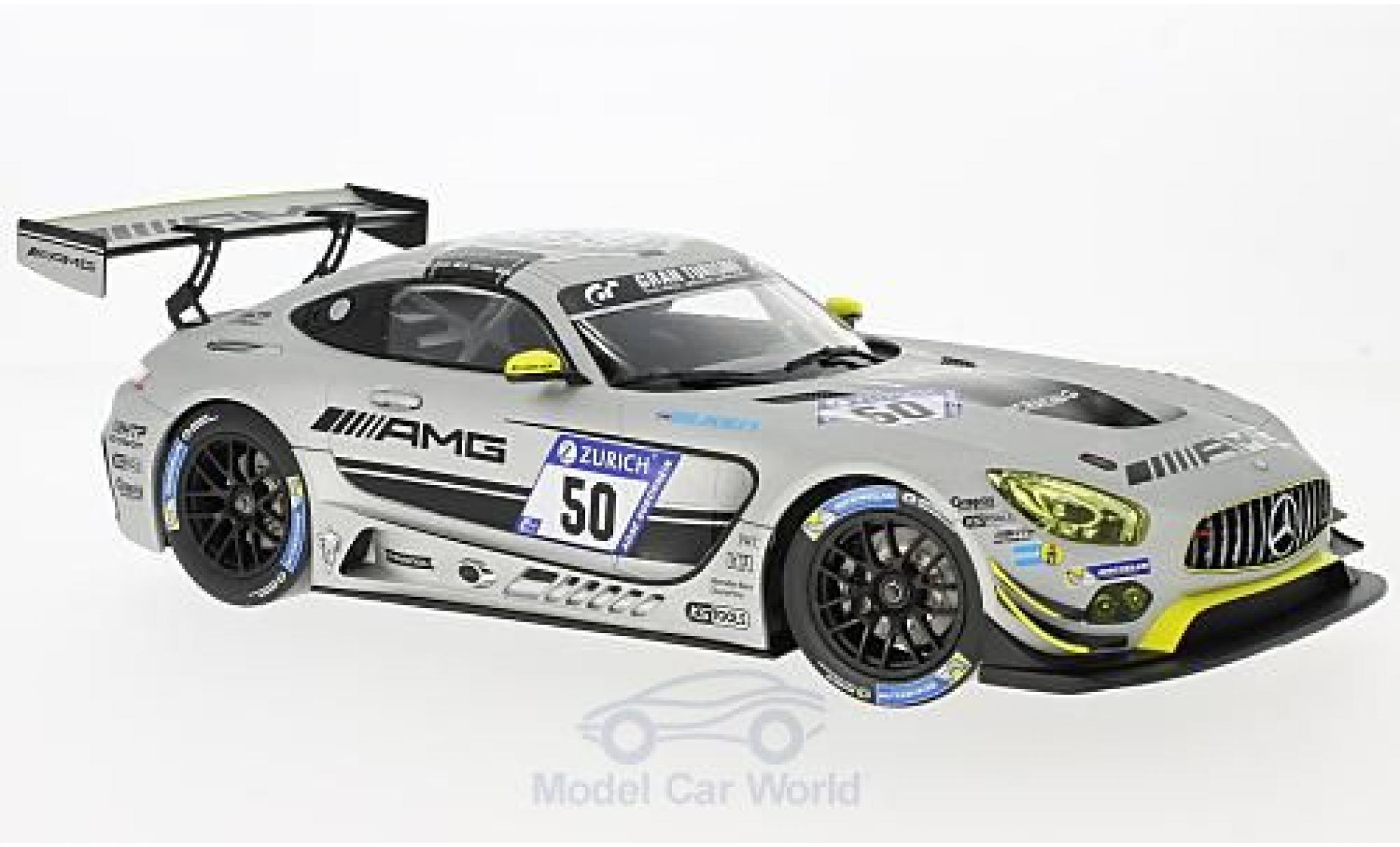 Mercedes AMG GT 1/18 Norev 3 No.50 HTP Motorsport 24h N&uuml;rburgring 2017 D.Baumann/M.Buhk/E.Mortara/E.Sandstr&ouml;m modelauto