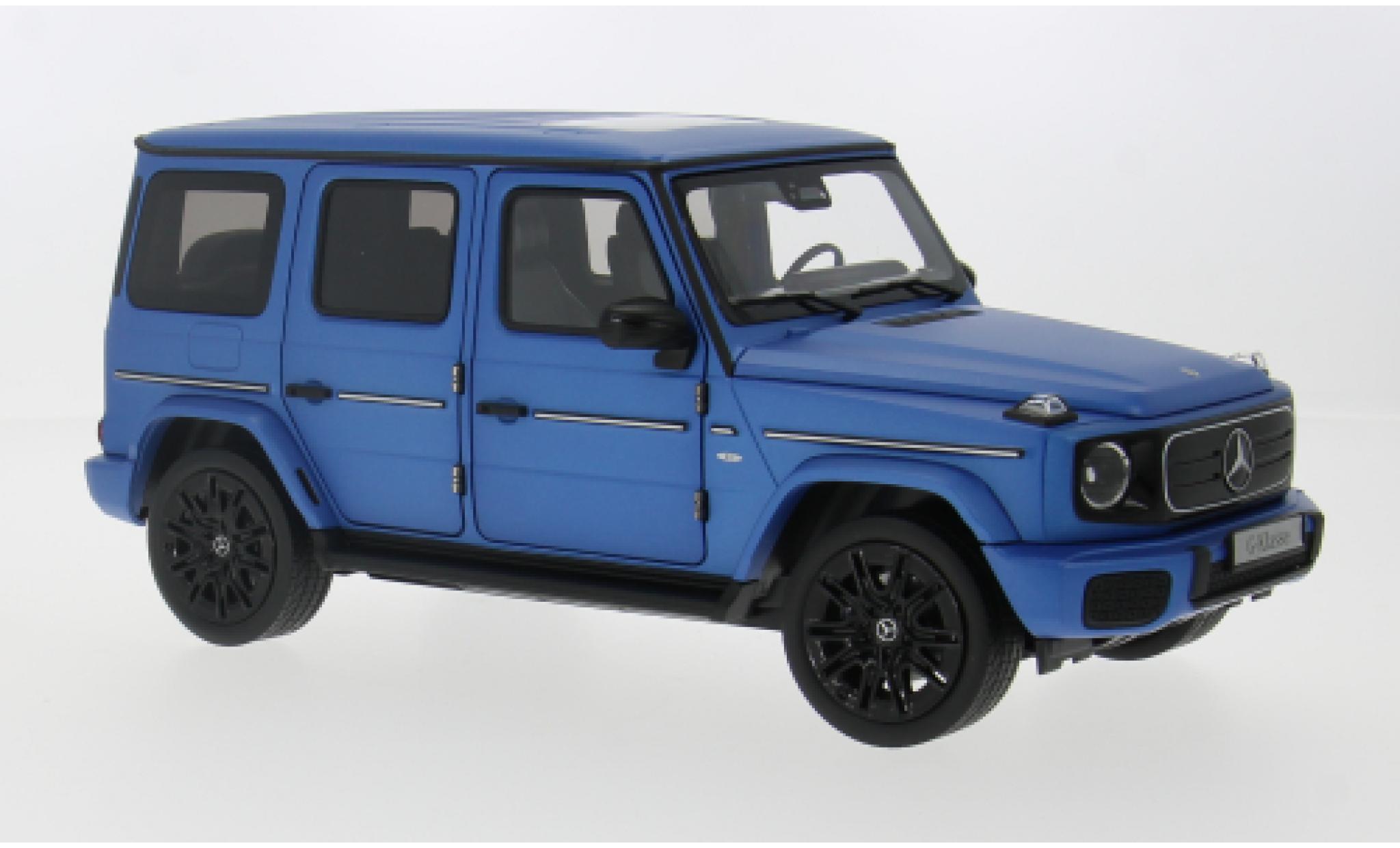 Mercedes Classe G 1/18 I Norev AMG Line (N465) blauw 1:18 modelauto