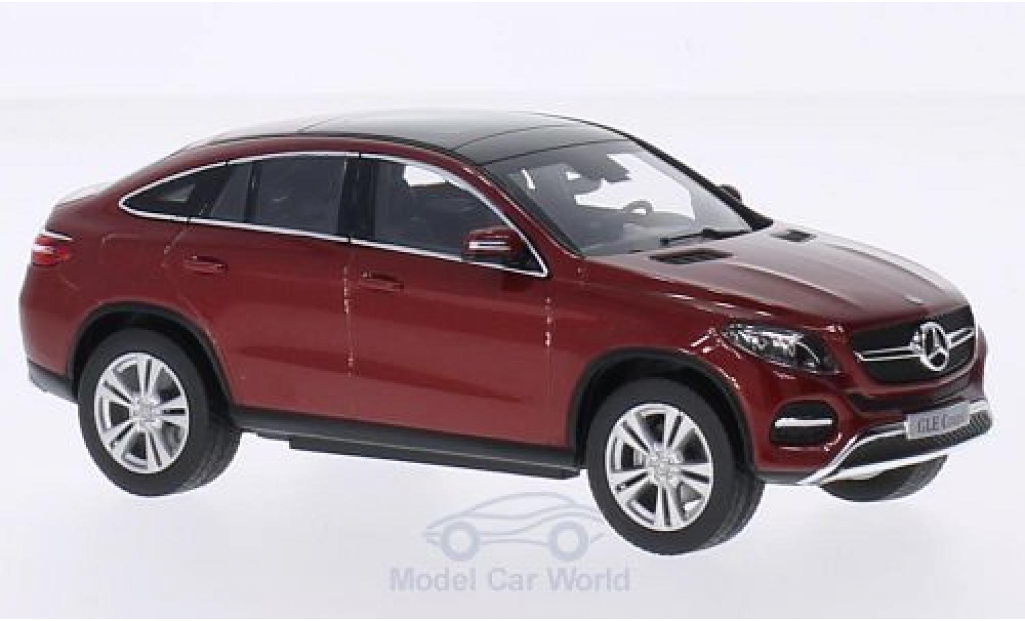 Mercedes Classe GLE 1/43 Norev GLE Coupe (C292) metallic rood modelauto
