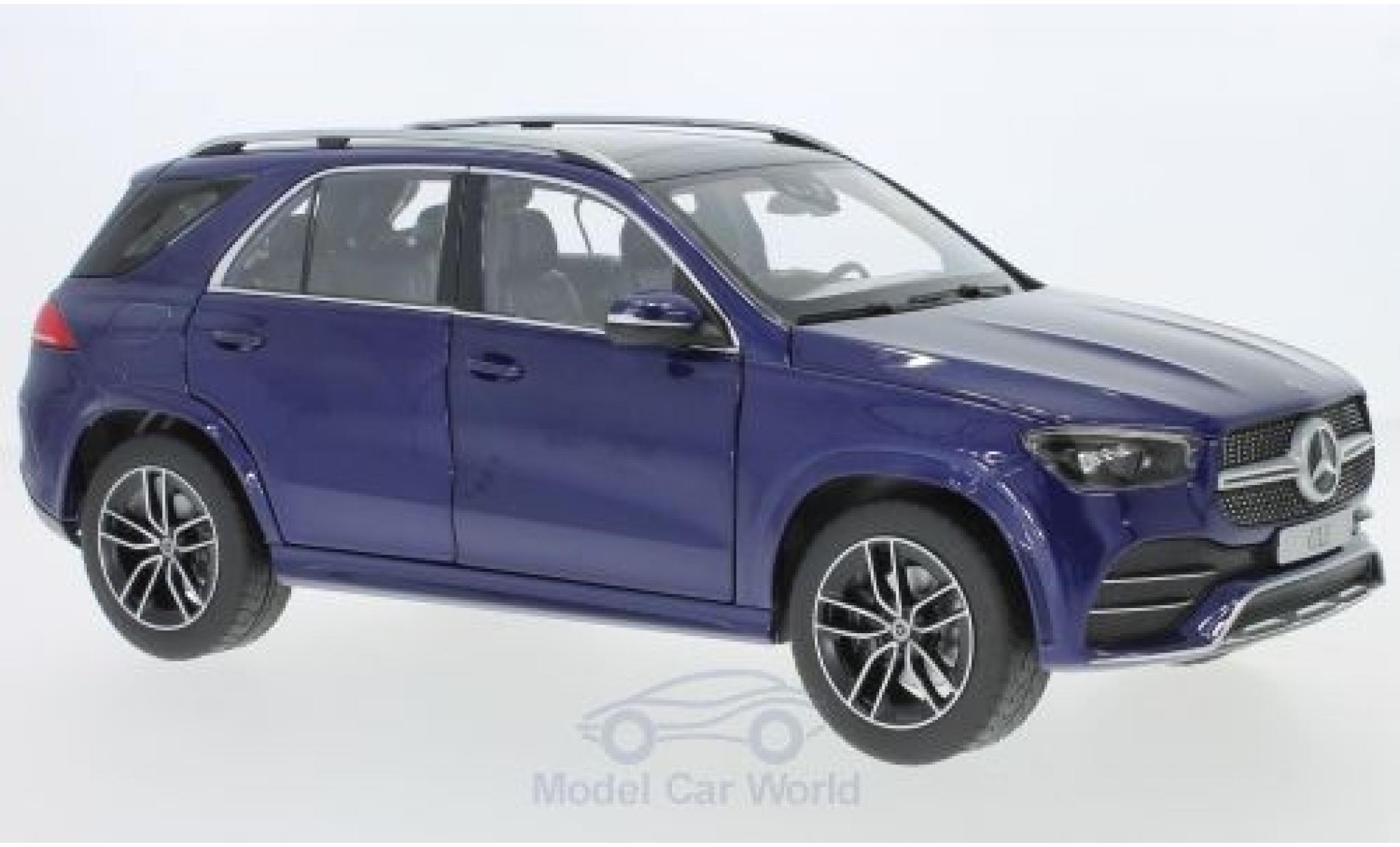Mercedes Classe GLE 1/18 Norev GLE (V167) metallic blauw modelauto