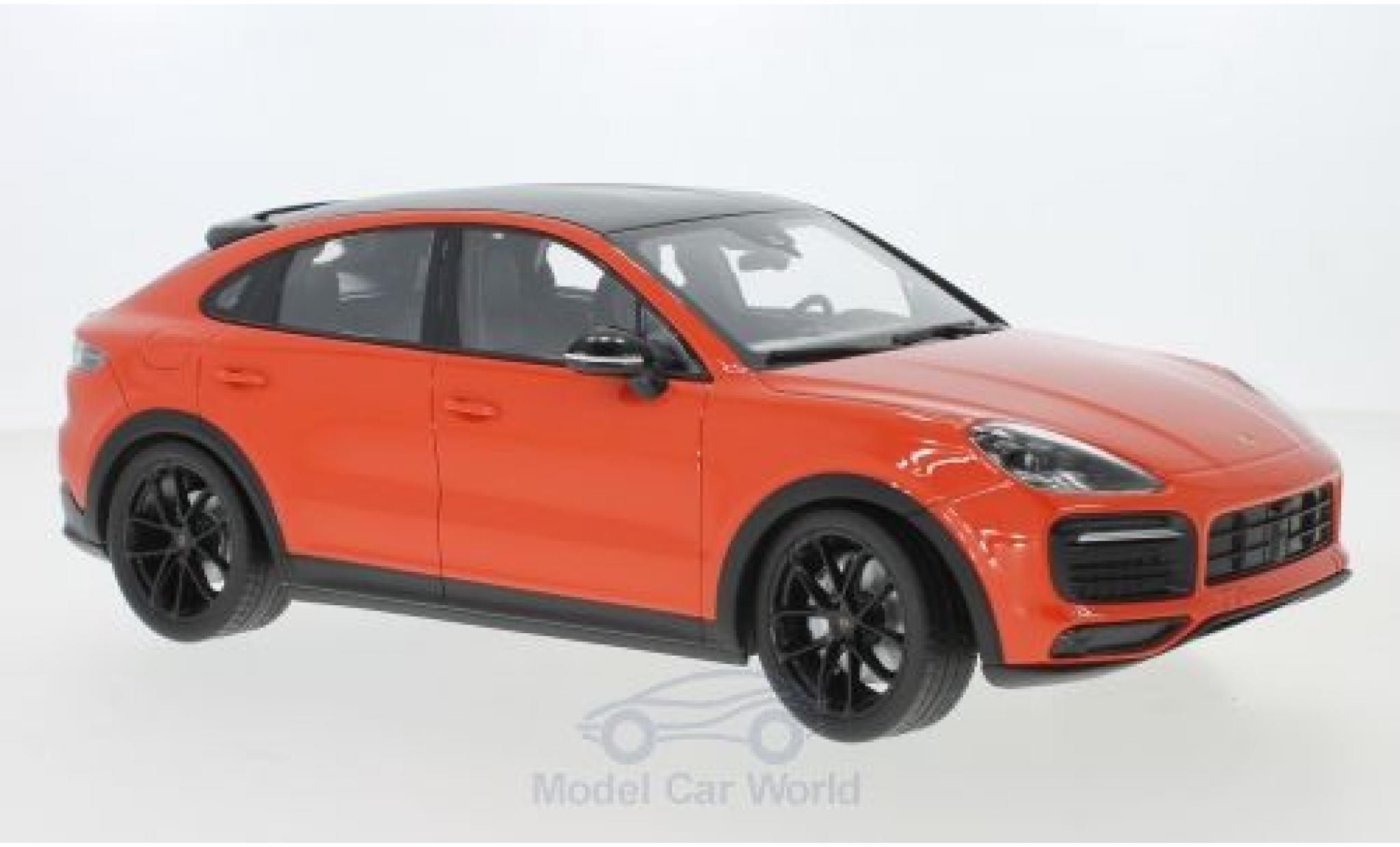 Porsche Cayenne S 1/43 Norev S Coupe oranje 2019 modelauto
