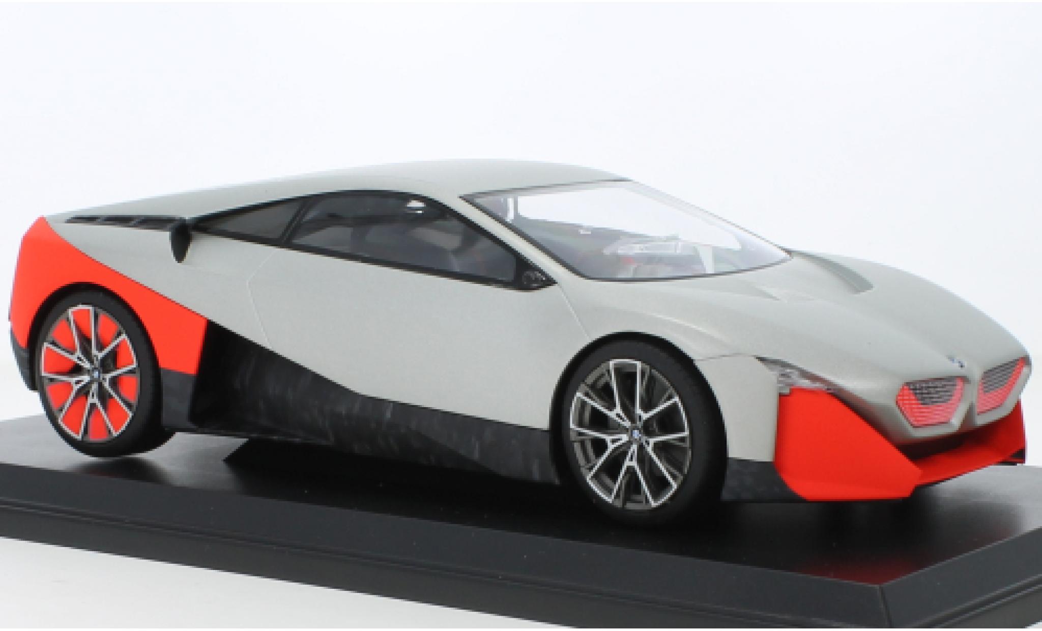 Bmw Vision 1/18 NZG M Next matt-grijs/Dekor 2019 modelauto