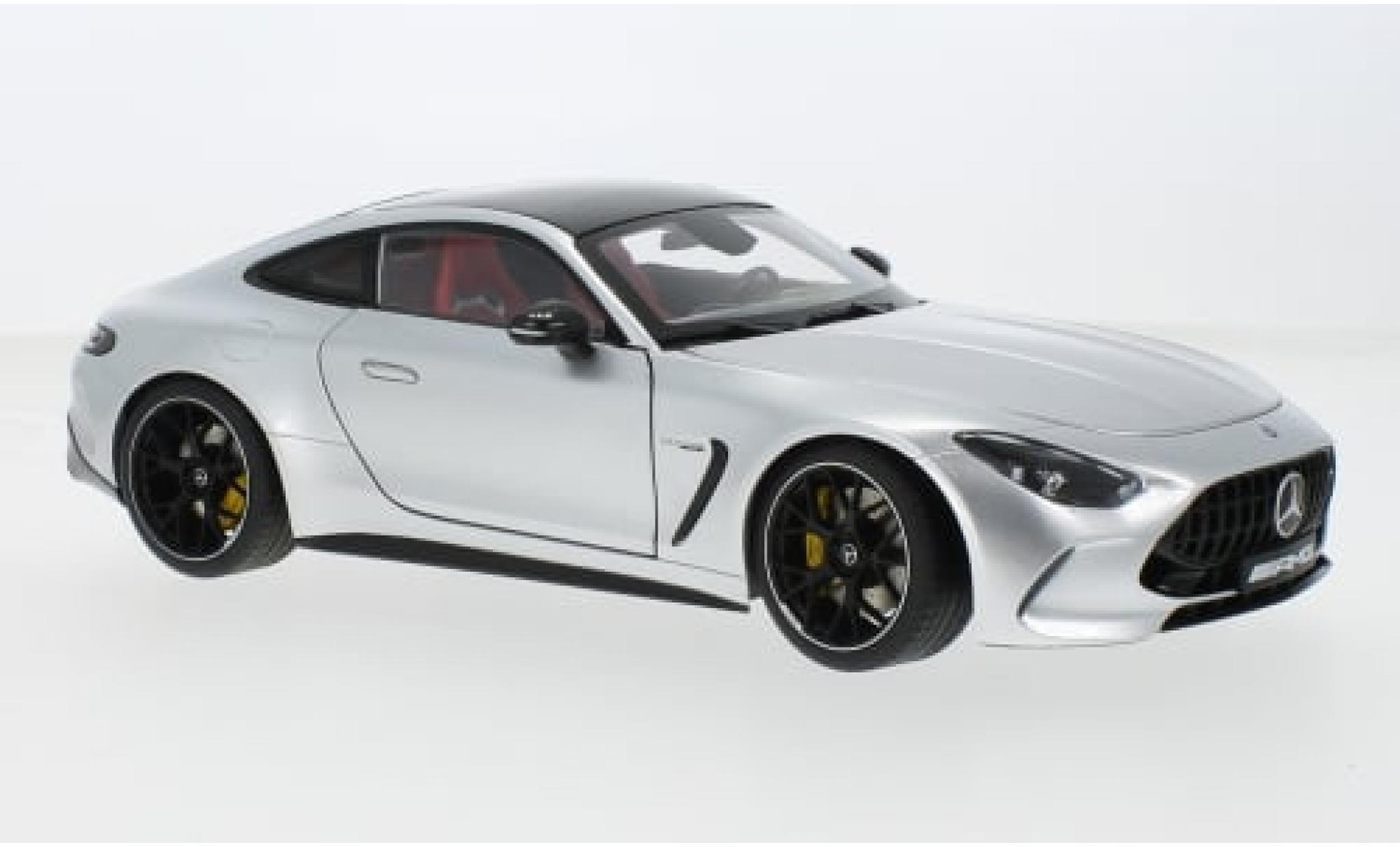 Mercedes AMG GT 1/18 I NZG 63 (C192) 4MATIC+ grijs 1:18 modelauto