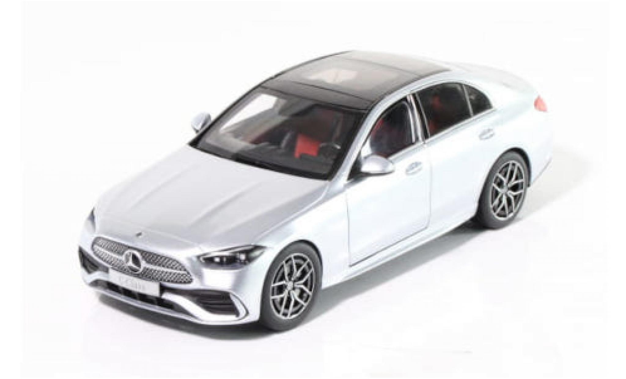Mercedes Classe C 1/18 NZG (W206) grijs 2021 modelauto