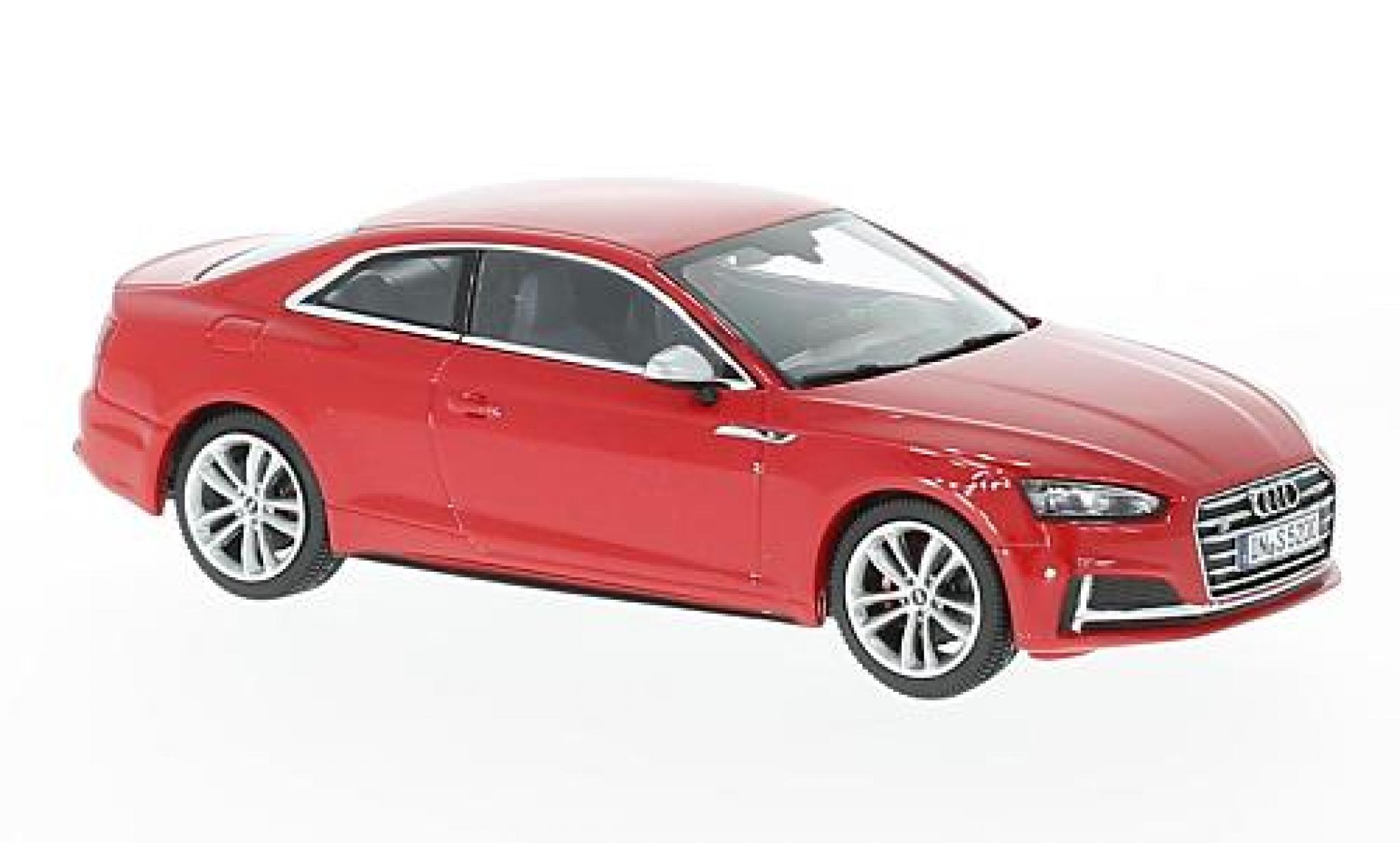 Audi S5 1/43 Paragon Coupe rood modelauto