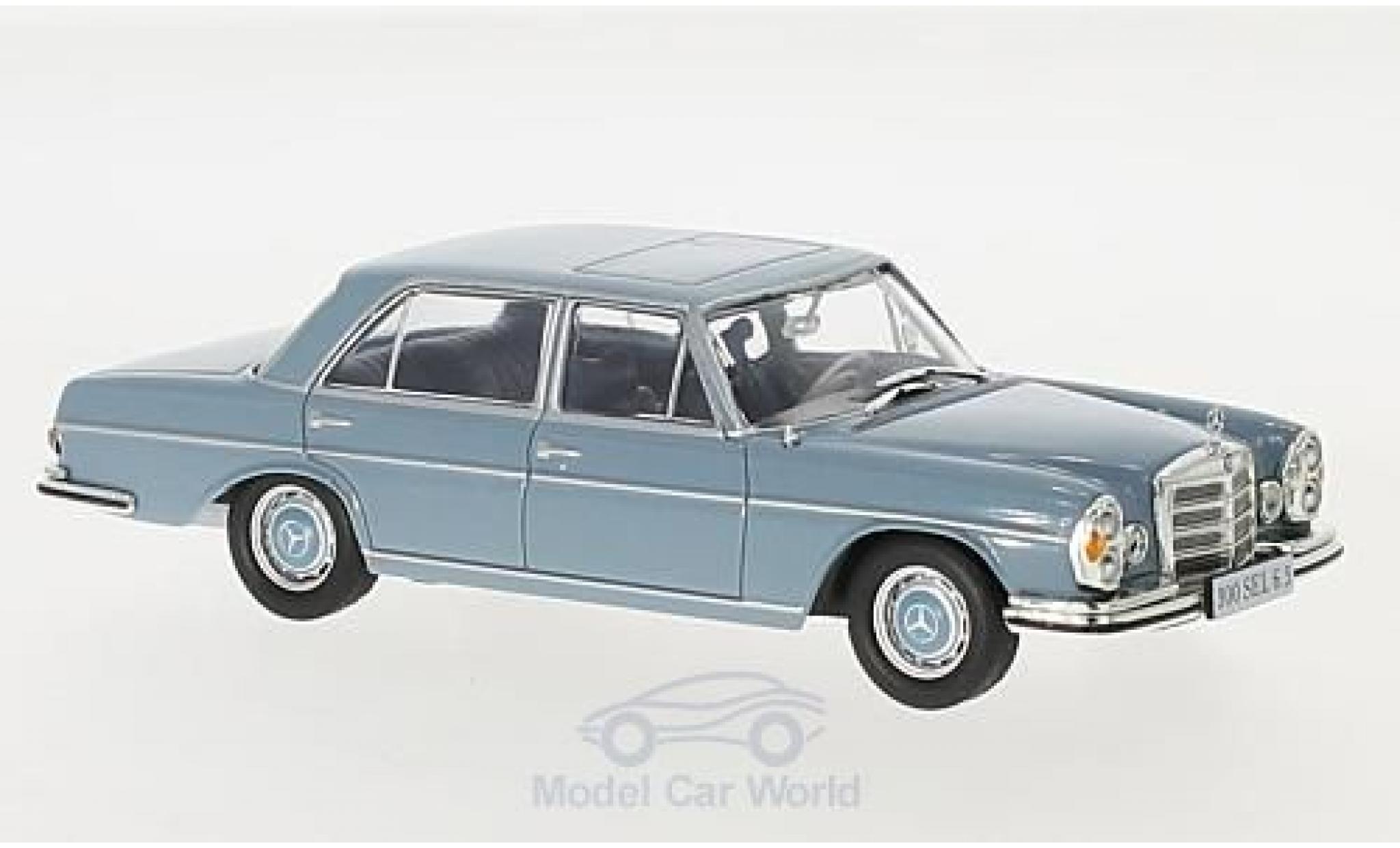 Mercedes 300 SEL 1/43 Pct SEL 6.3 (W109) blauw 1968 modelauto
