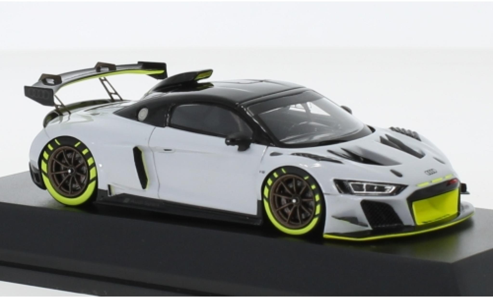 Audi R8 1/43 Spark LMS GT2 metallic grijs/zwart 2020 v&eacute;hicule de pr&eacute;sentation modelauto