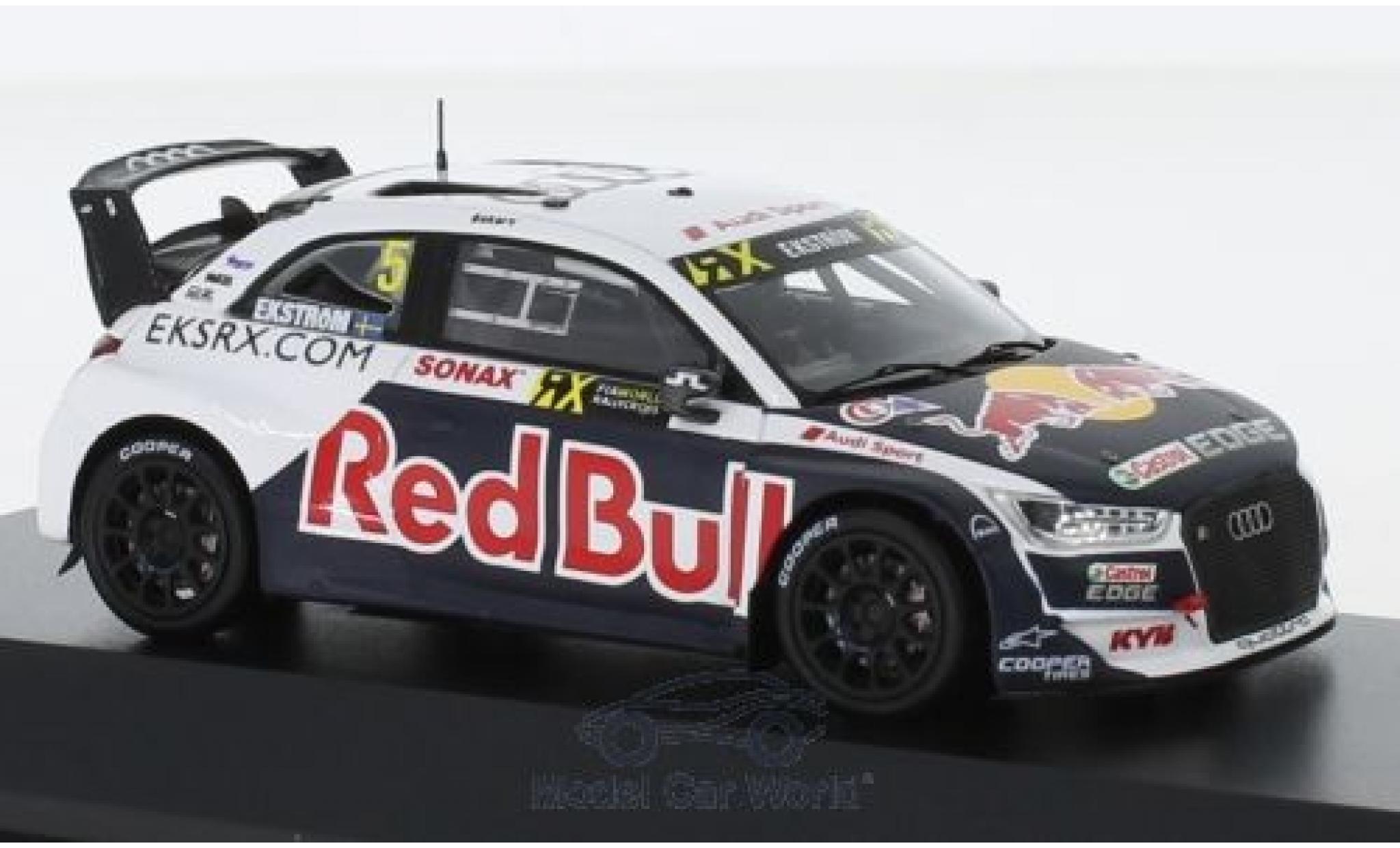 Audi S1 1/43 Spark EKS RX quattro No.5 Red Bull Rallye-Cross WM 2018 M.Ekstr&ouml;m modelauto