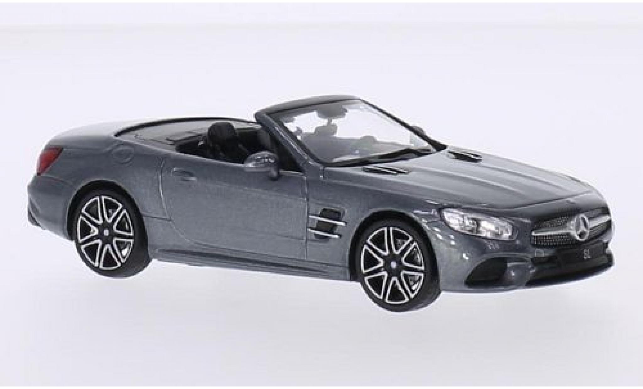 Mercedes Classe SL 1/43 Spark I-Spark SL (R231) metallic grijs 2016 modelauto