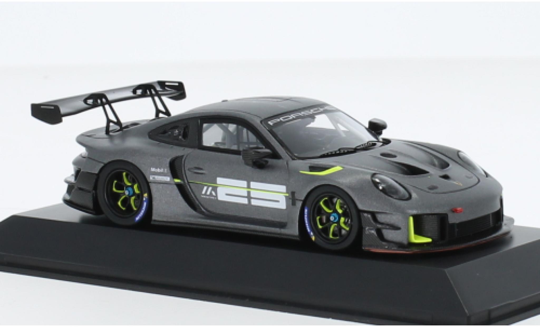 Porsche 991 GT2 RS 1/43 I Spark 911 ( II) Clubsport 25 grijs mat/geel 2021 modelauto