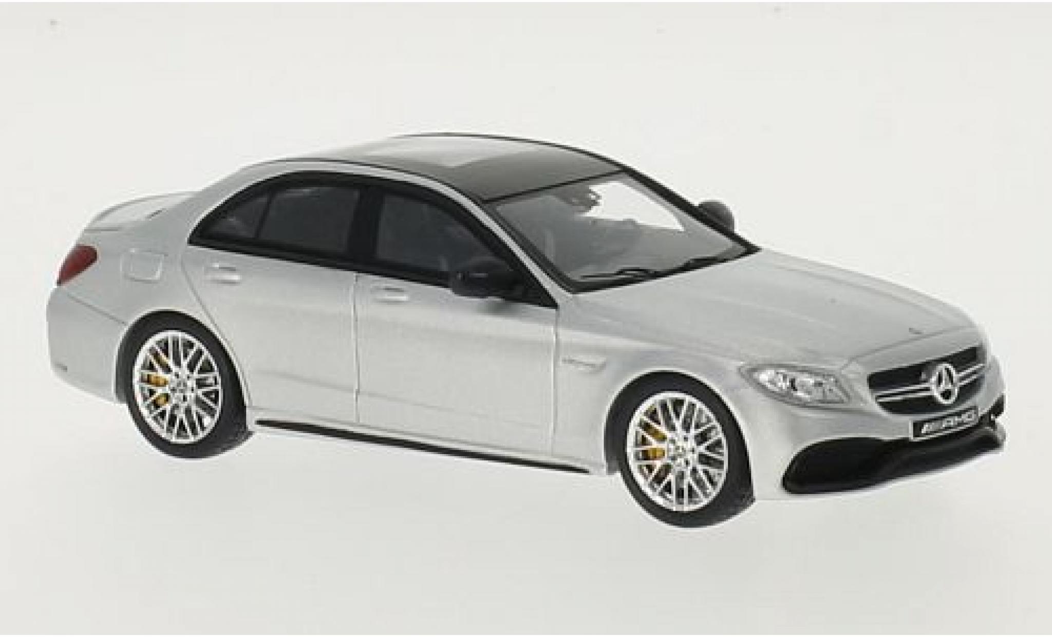 Mercedes Classe C 1/43 Spark AMG C 63 S (W205) matt-grijs modelauto
