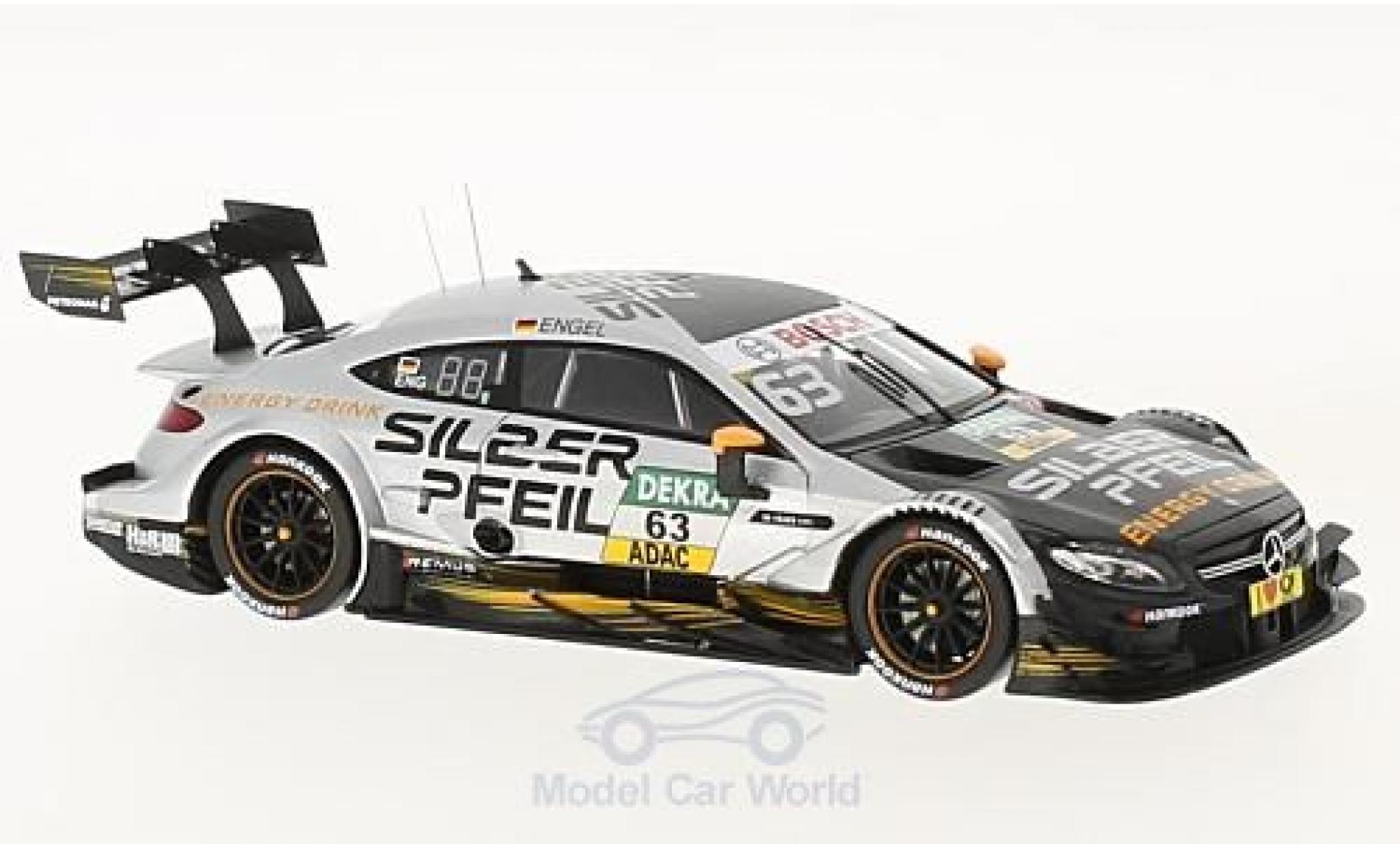 Mercedes Classe C DTM 1/43 Spark AMG C63 DTM No.63 Silberpfeil DTM 2017 M.Engel modelauto