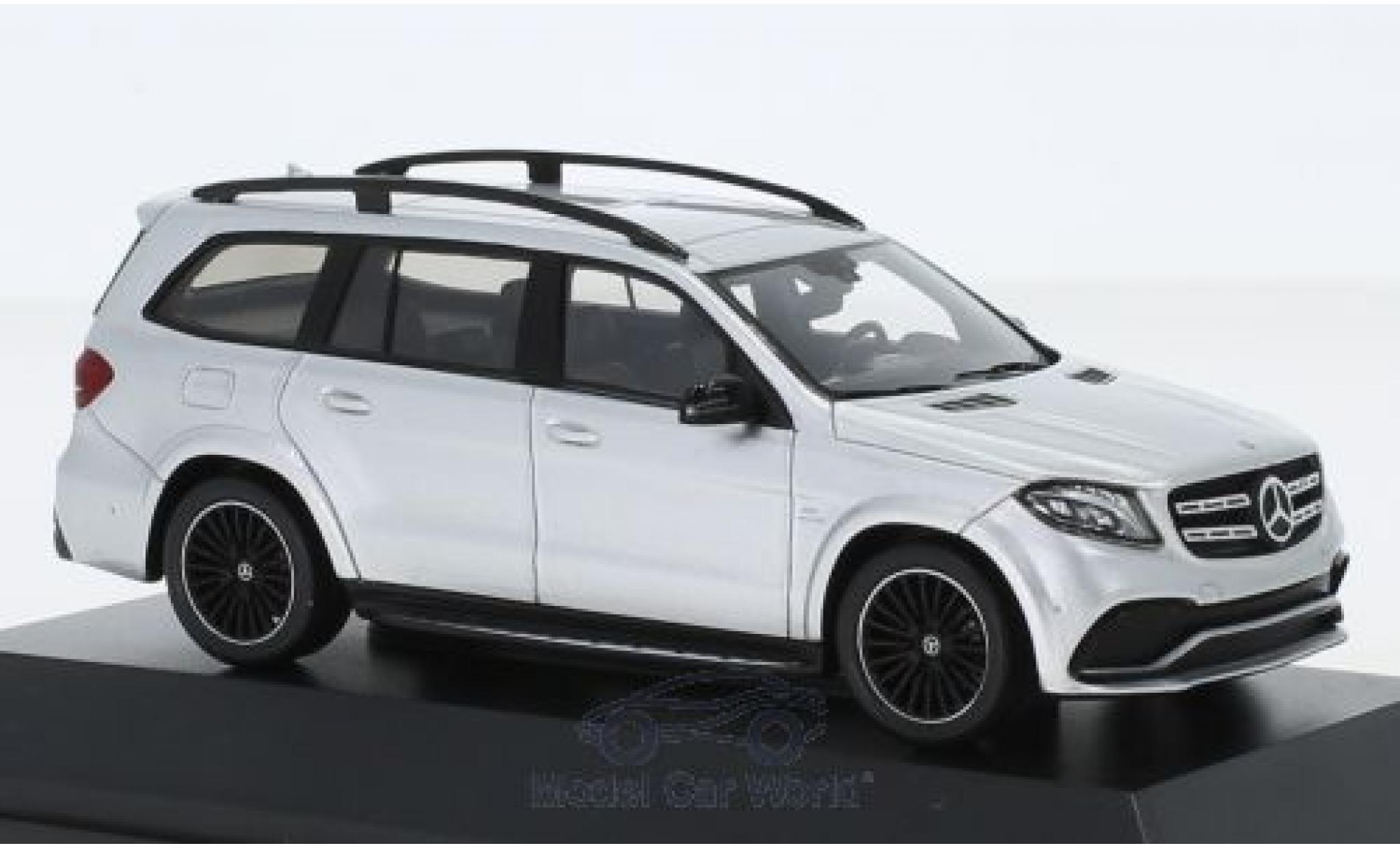 Mercedes Classe S 1/43 Spark AMG GLS 63 grijs modelauto