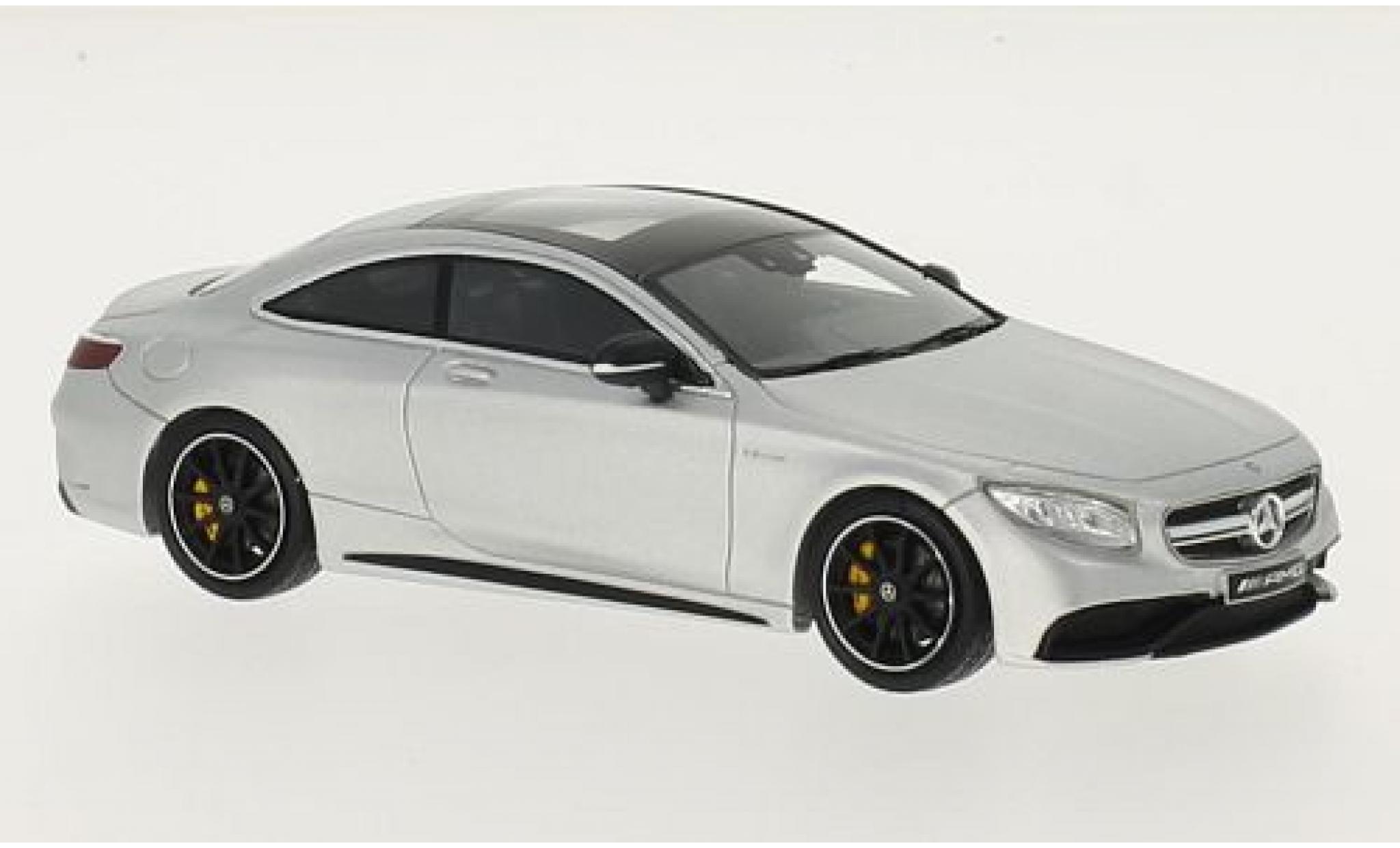 Mercedes Classe S 1/43 Spark AMG S 63 Coupe (C217) matt-grijs modelauto