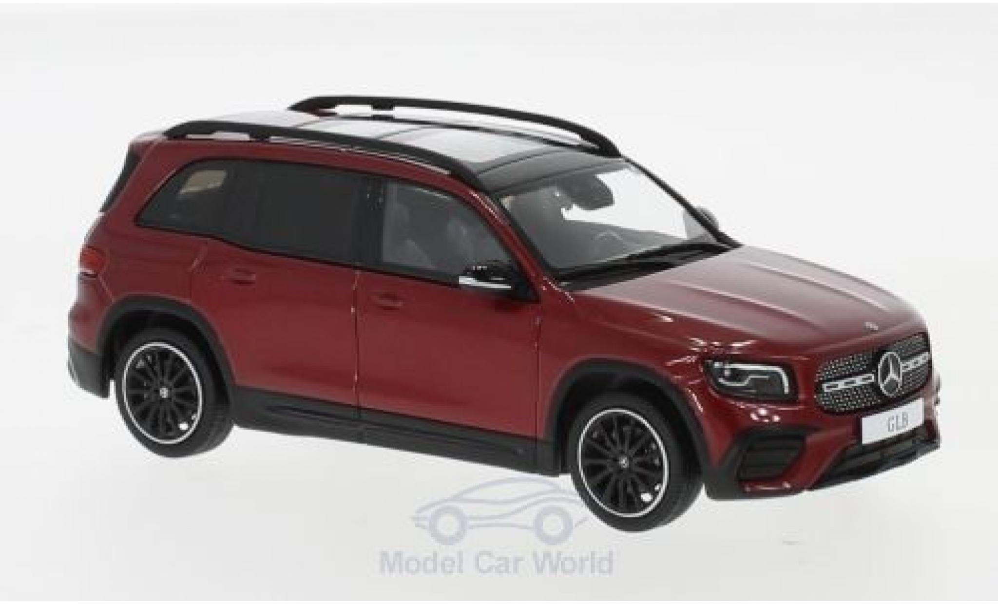 Mercedes Classe G 1/43 Spark GLB (X247) metallic rood 2019 modelauto