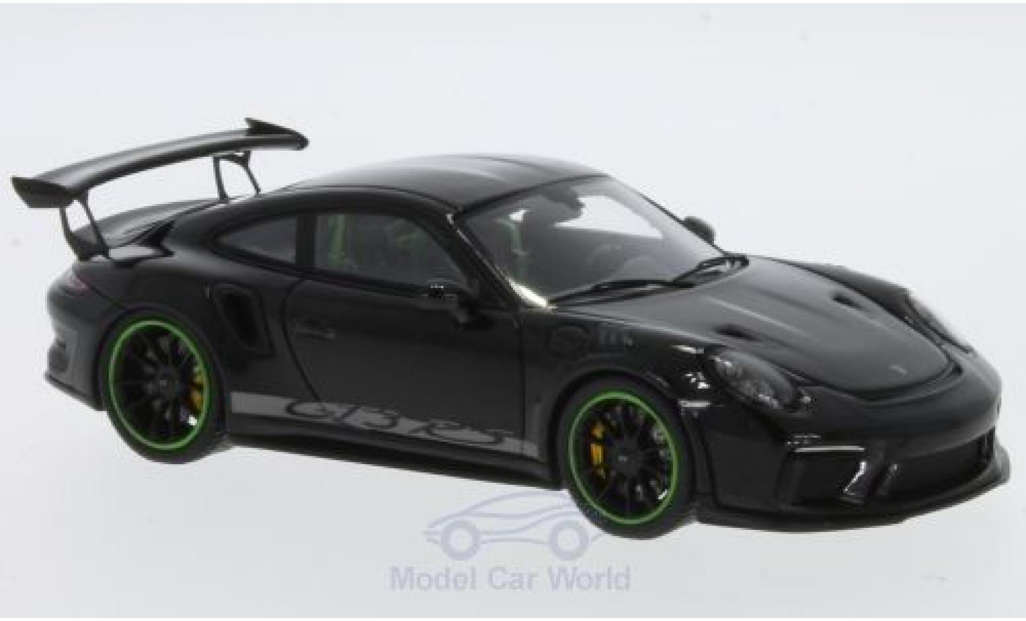 Porsche 991 GT3 RS 1/43 Spark 911 () GT3 RS zwart modelauto
