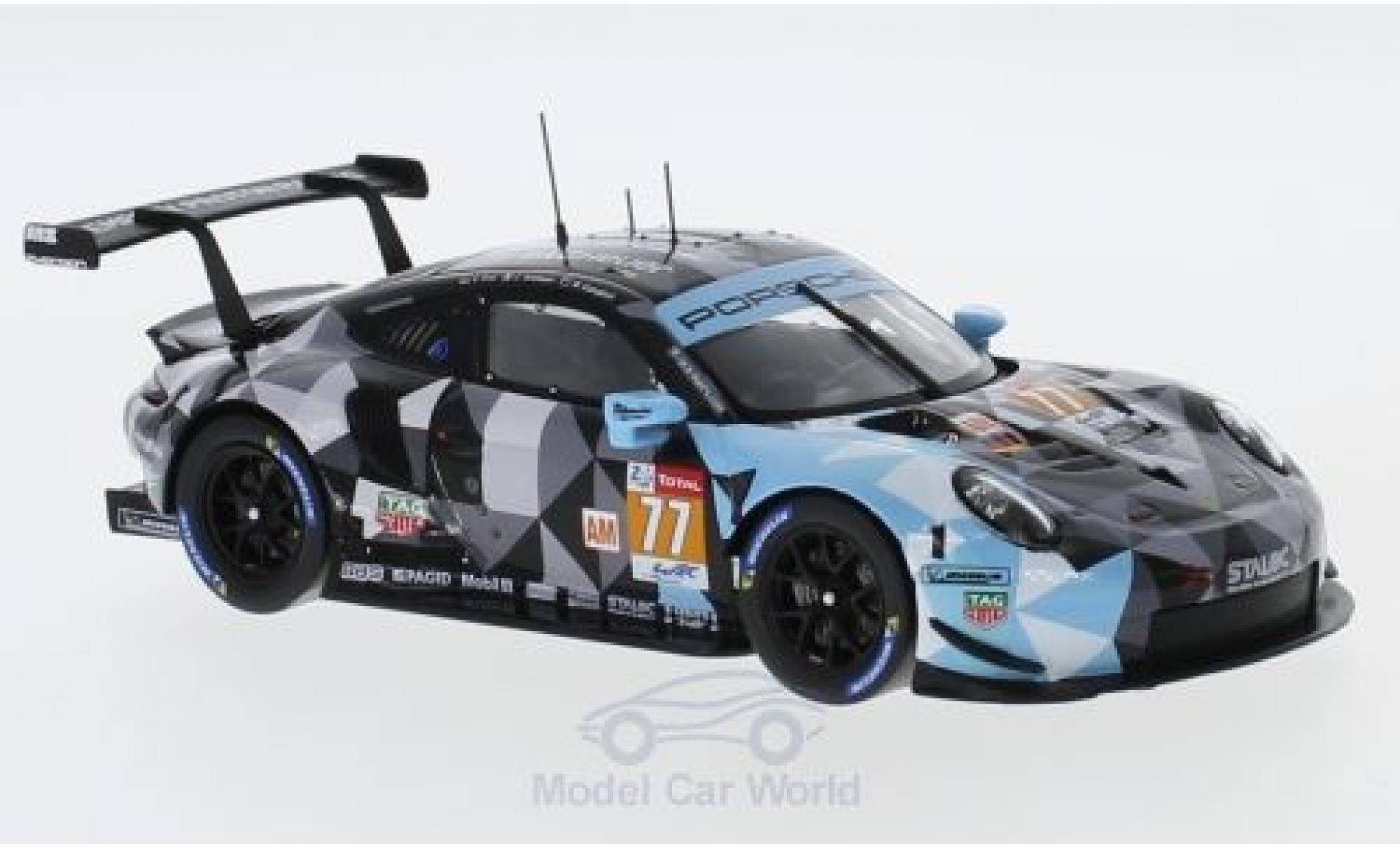 Porsche 991 RSR 1/43 Spark 911 ( II) RSR No.77 Dempsey Proodon Racing WEC 2018 C.Ried/J.Andlauer/M.Campbell modelauto