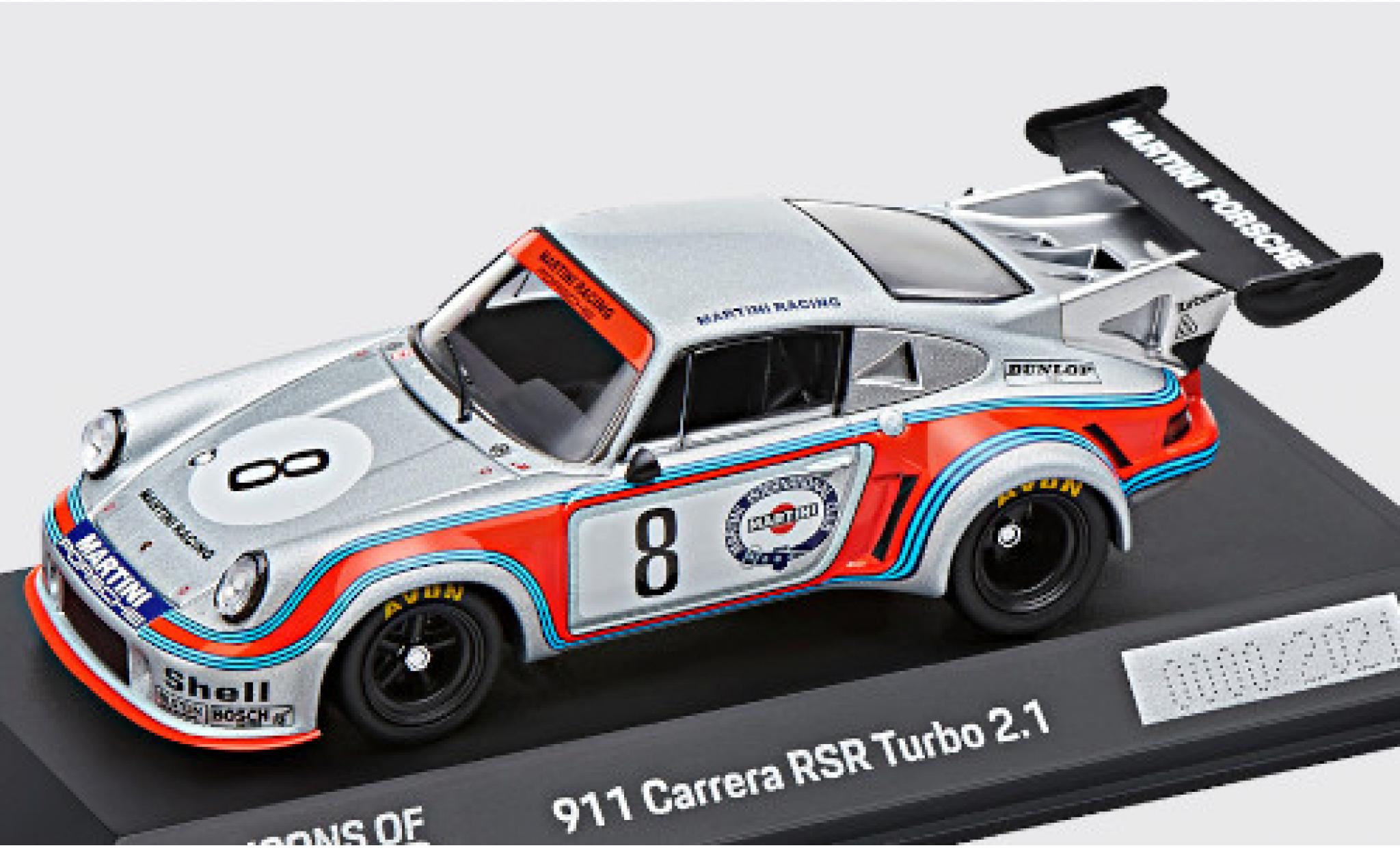 Porsche 930 Turbo 1/43 Spark 911 Carrera RSR 2.1 Turbo No.8 Martini Racing System Martini 1000km N&uuml;rburgring 1974 H.M&uuml;ller/G.van Lennep modelauto