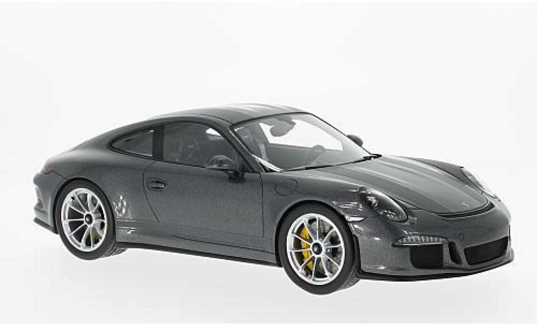Porsche 991 R 1/18 Spark 911 R () metallic grijs 2017 modelauto