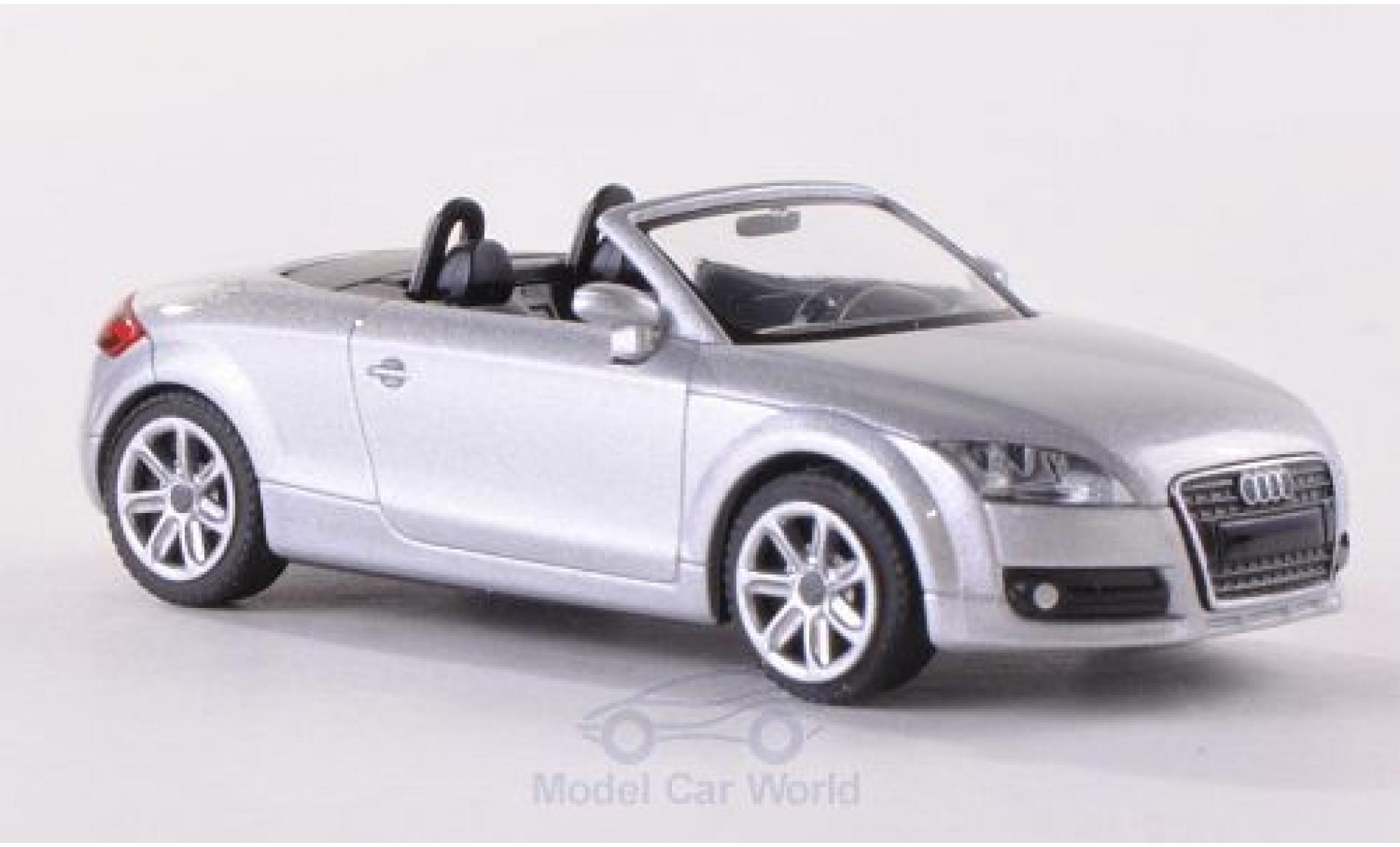 Audi TT 1/87 Wiking Roadster (8J) grijs 2007 modelauto