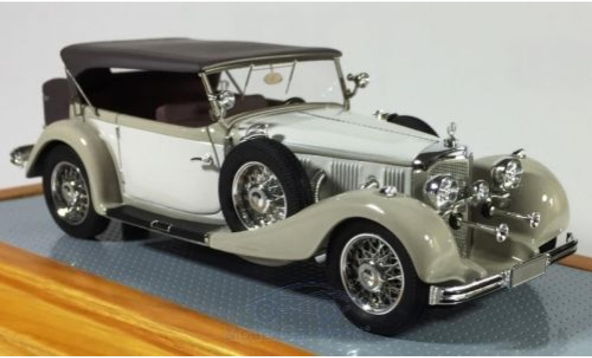 Mercedes 500 1/43 Ilario K Tourenwagen grijs/grijs 1934 modelauto