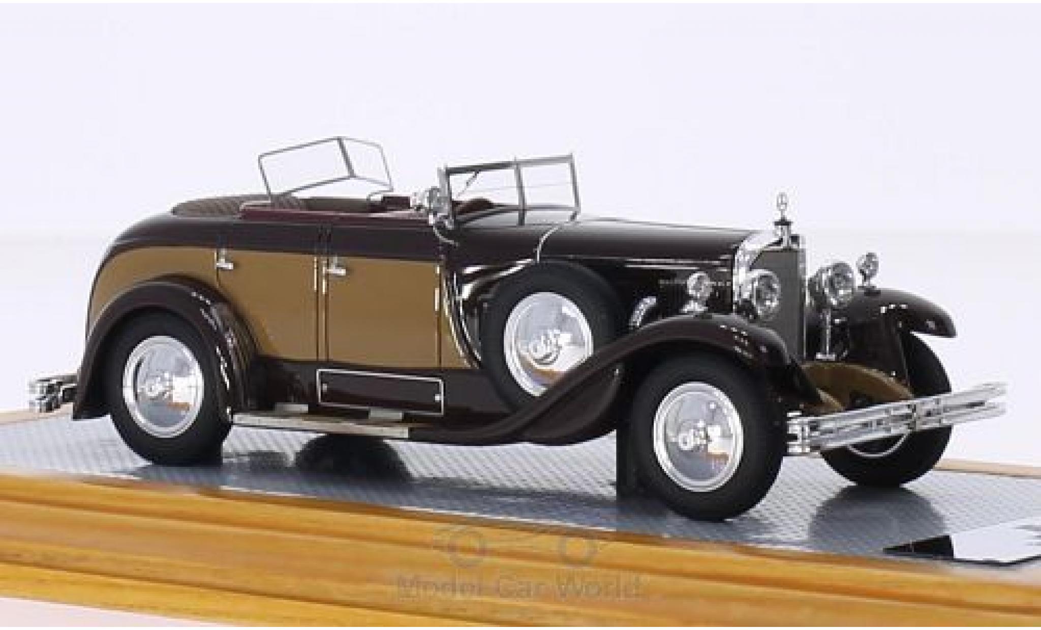 Mercedes Classe S 1/43 Ilario 630K Saoutchik Torpedo Transformable bruin/bruin RHD 1928 modelauto