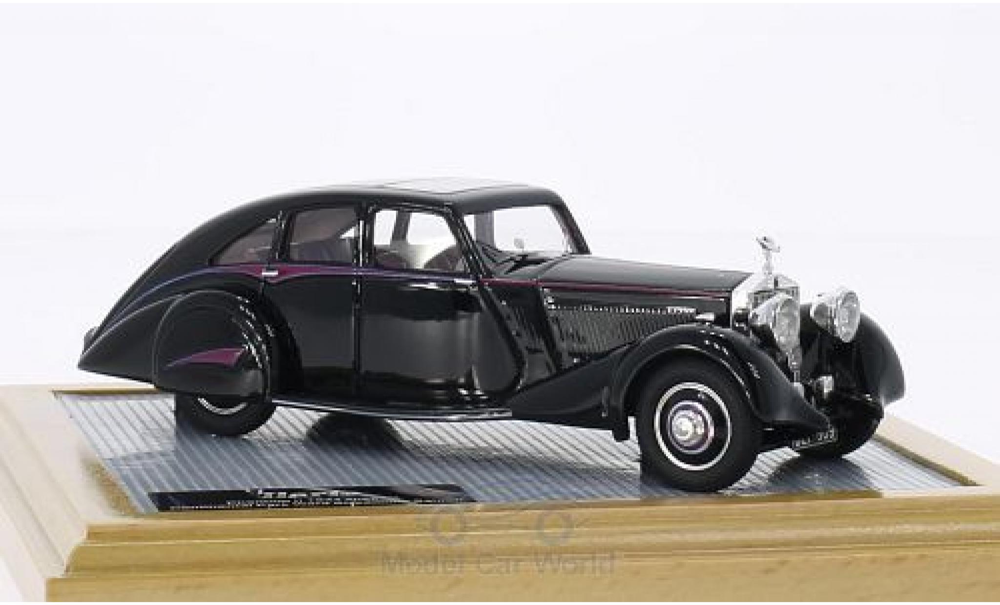 Rolls Royce Phantom 1/43 Ilario II Continental Park Ward Streamline Saloon zwart 1934 modelauto