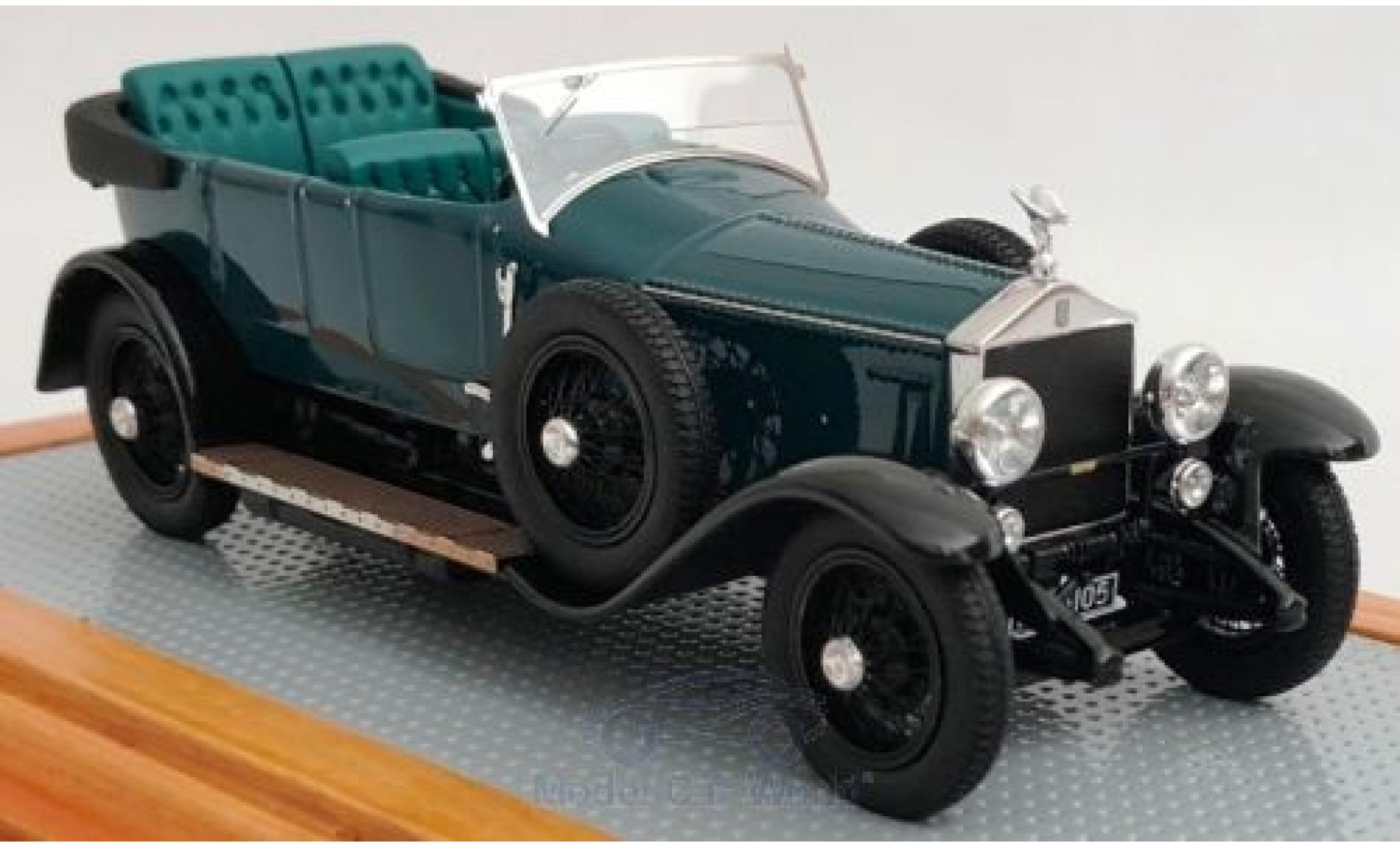 Rolls Royce Silver Ghost 1/43 Ilario Torpedo Tourer Million-Guiet groen/zwart RHD 1924 2AU E.B. modelauto