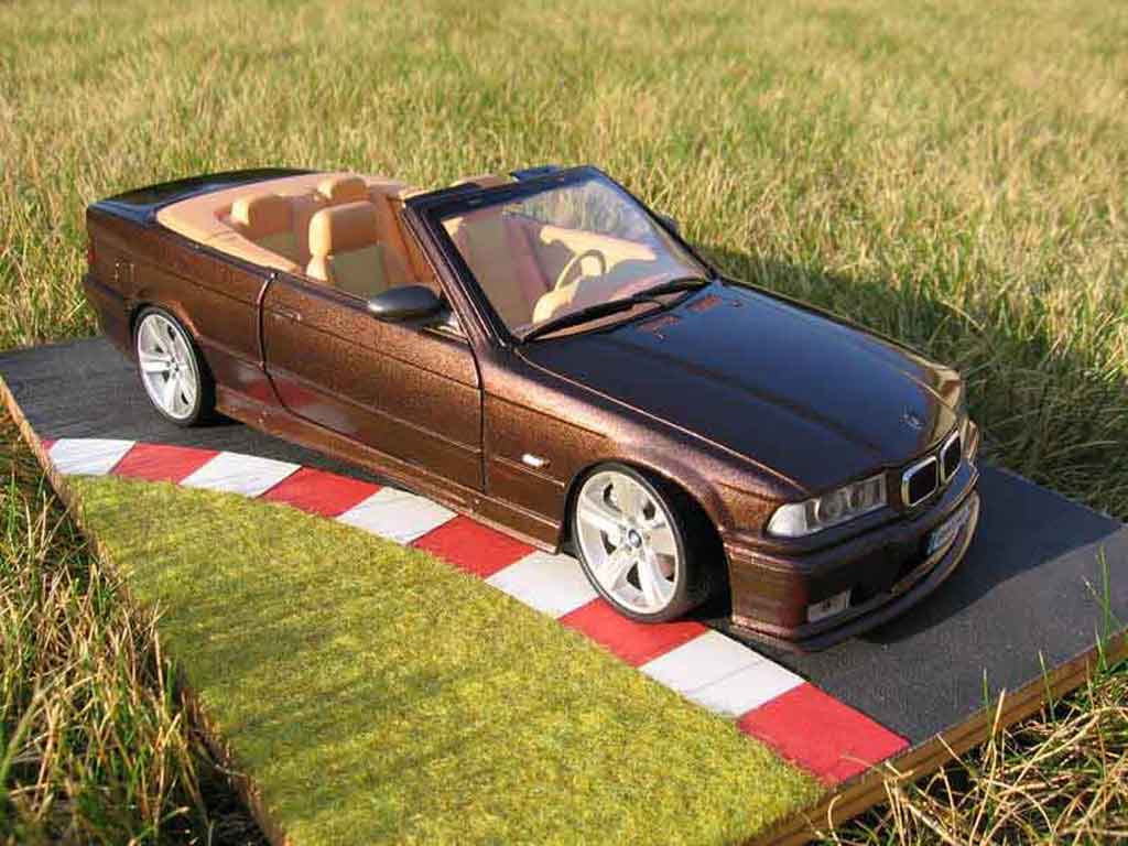Bmw M3 Cabriolet E36 jantes e92 interieur cuir biton 1/18 Ut Models