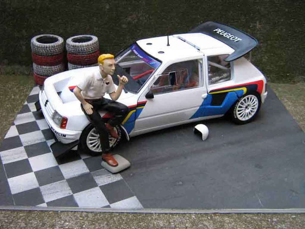 Peugeot 205 Turbo 16 presentation rallye T16 1/18 Solido