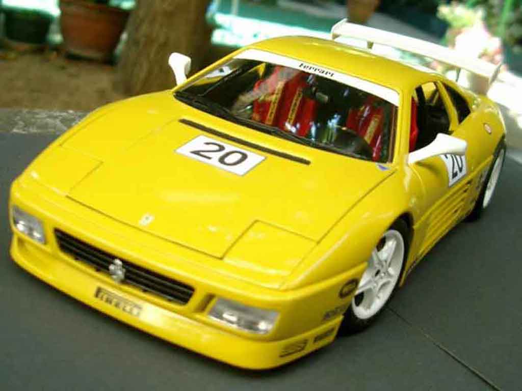 Ferrari 348 TB 1/18 Burago TB race car modelauto
