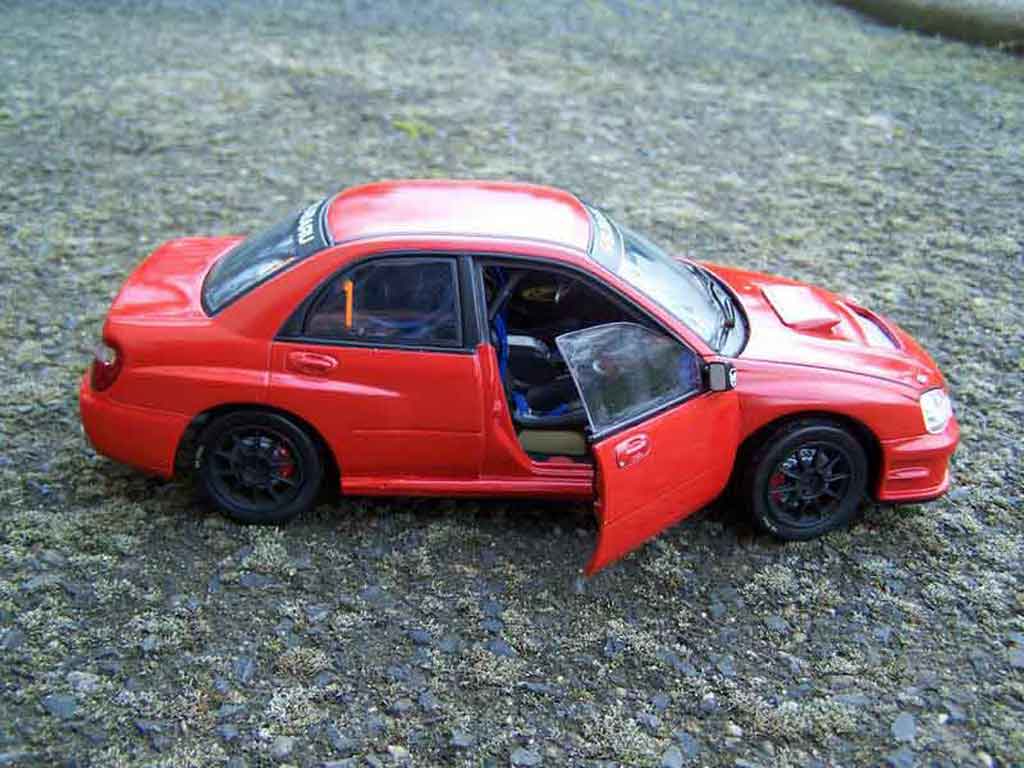 Subaru Impreza WRX 2005 rood jdm 1/18 Solido