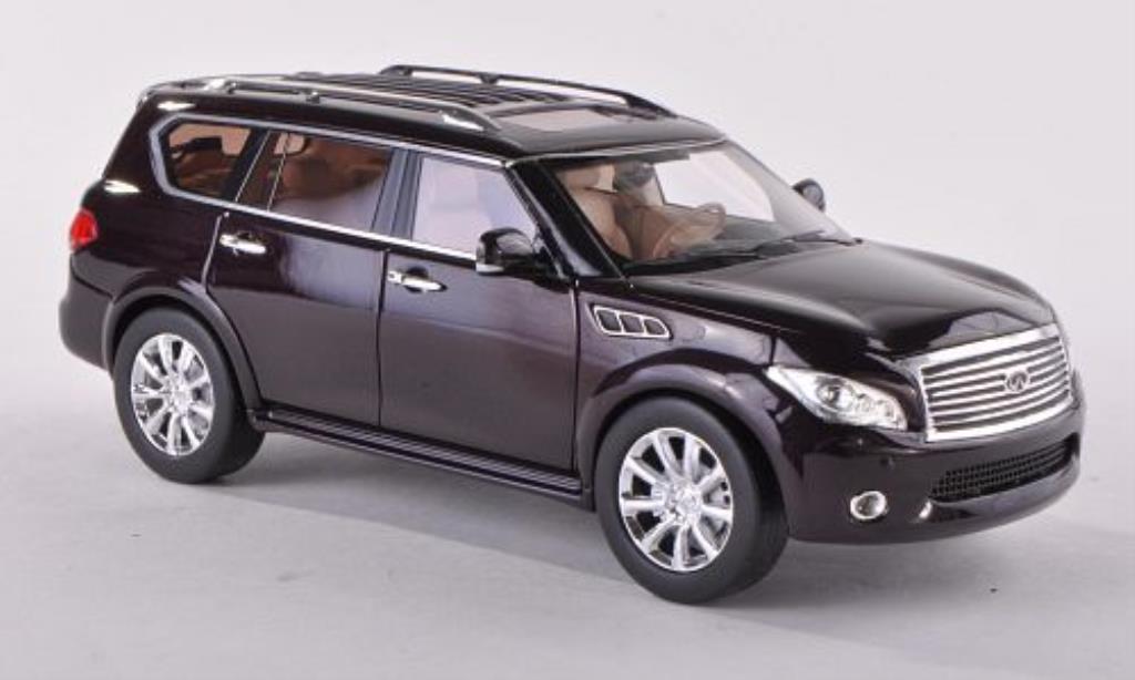 Infiniti QX56 1/43 GLM bruin modelauto