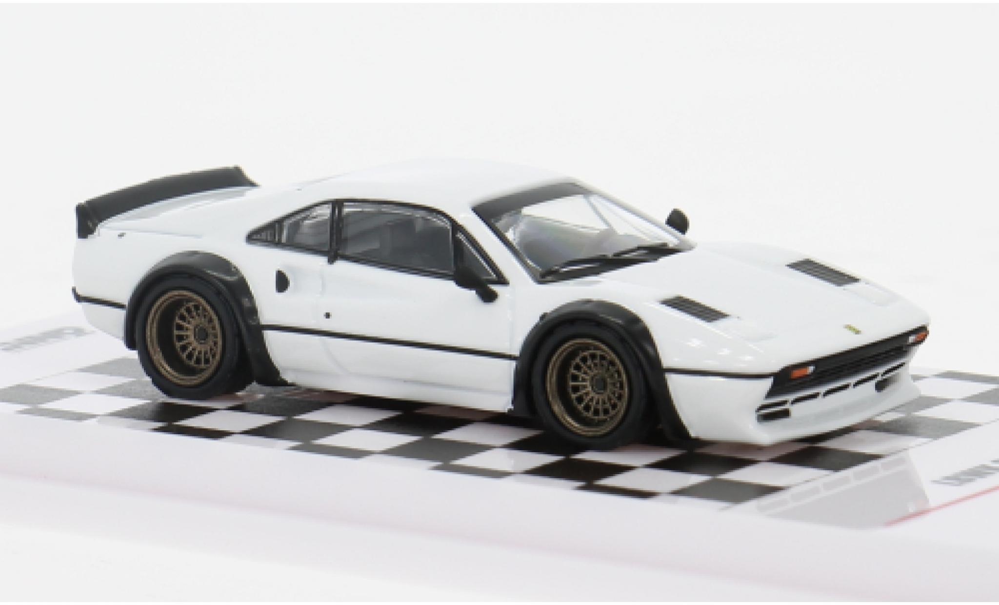 Ferrari 308 1/64 INNO64 GTB LBWK Liberty Walk wit/zwart 1:64 modelauto
