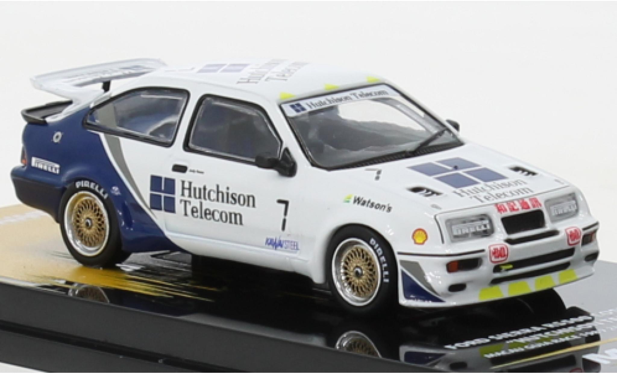 Ford Sierra 1/64 INNO64 RS 500 Cosworth RHD No.7 Hutchison Telecom Macau Guia Race 1989 modelauto